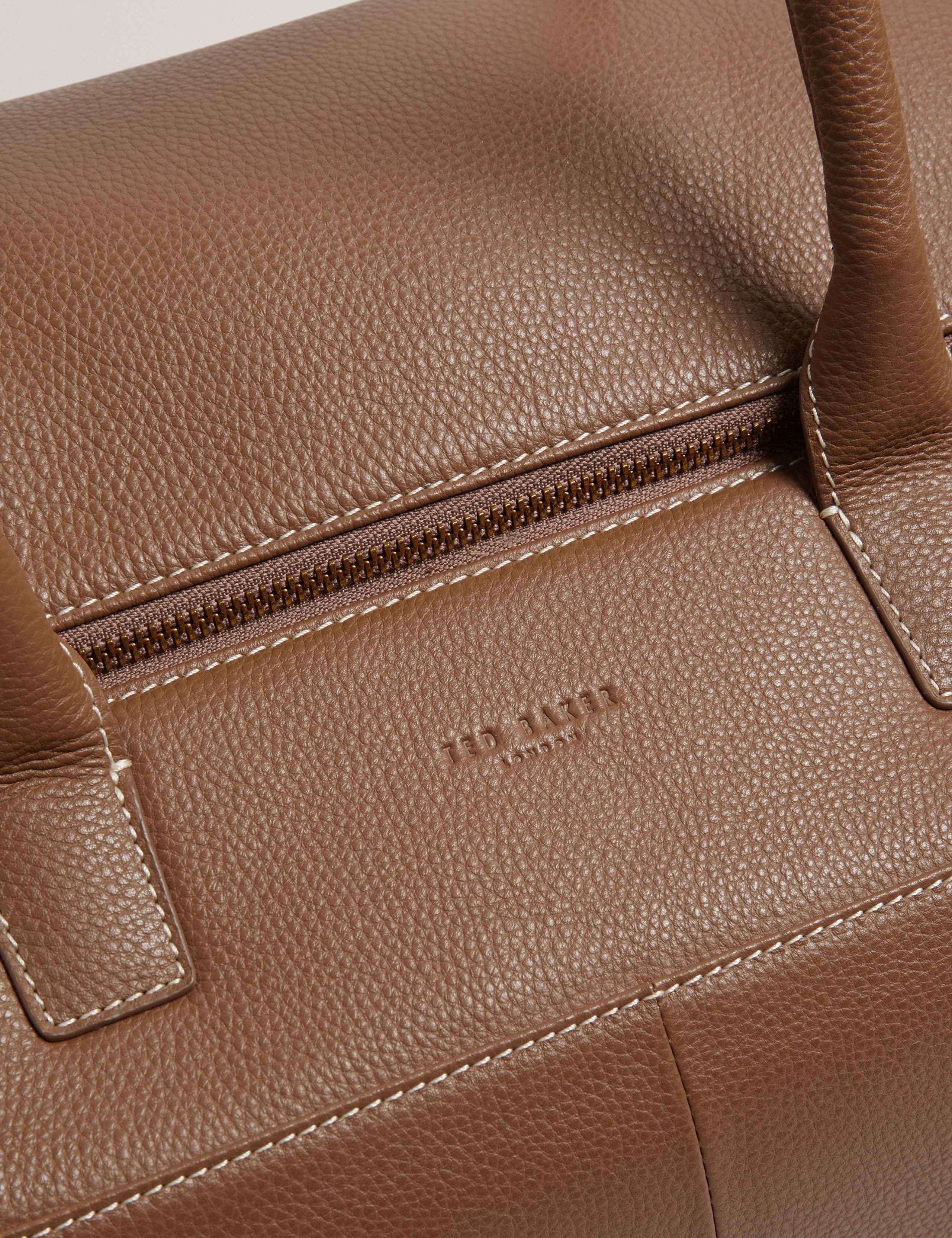 Leather Pebble Grain Weekend Bag 5 of 5