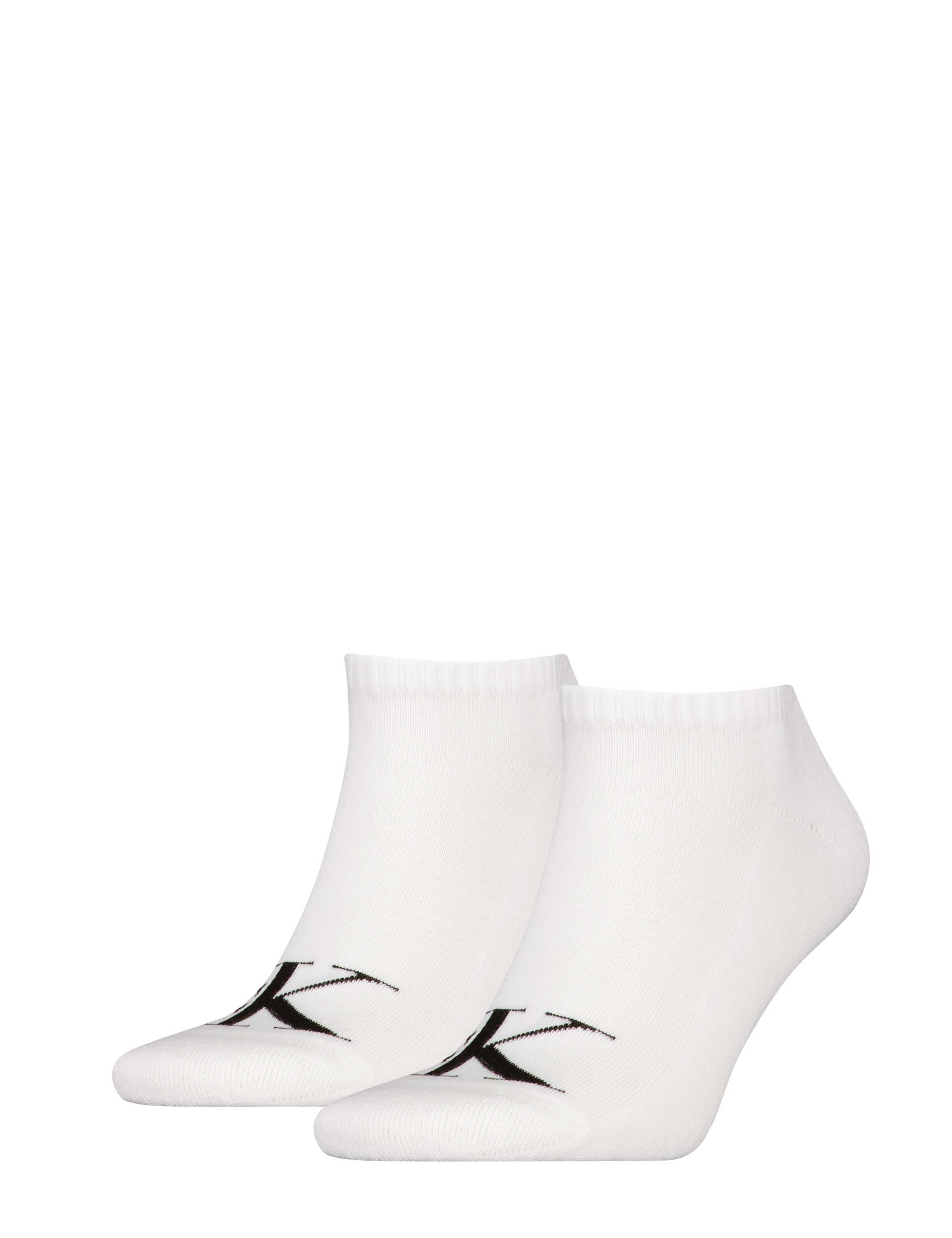 2 Pack Monogram Cotton Rich Trainer Socks 1 of 2