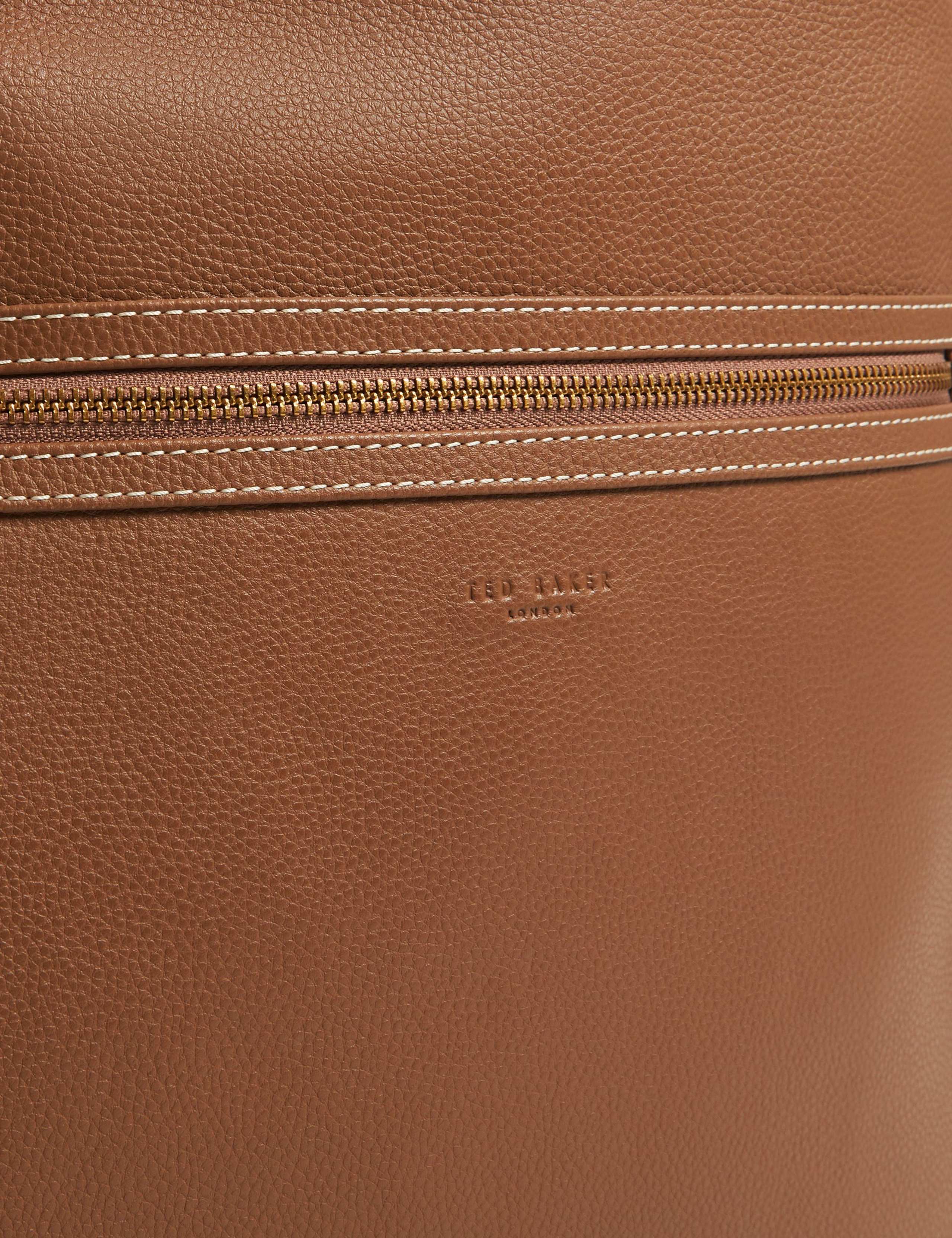 Leather Pebble Grain Backpack 4 of 5