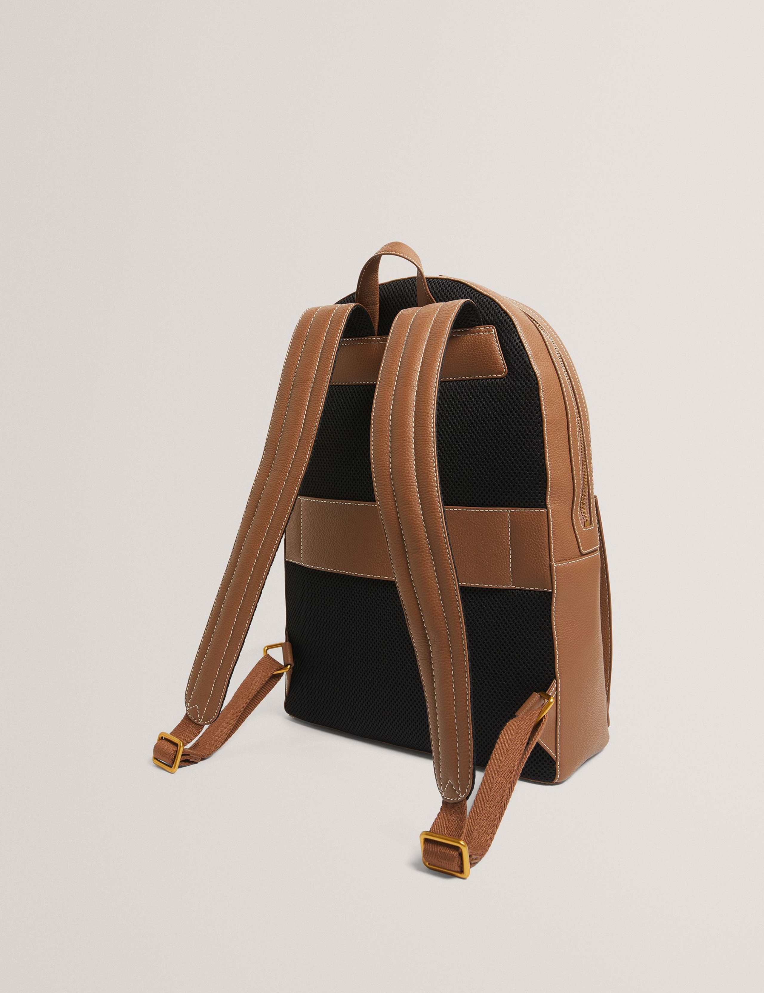 Leather Pebble Grain Backpack 5 of 5