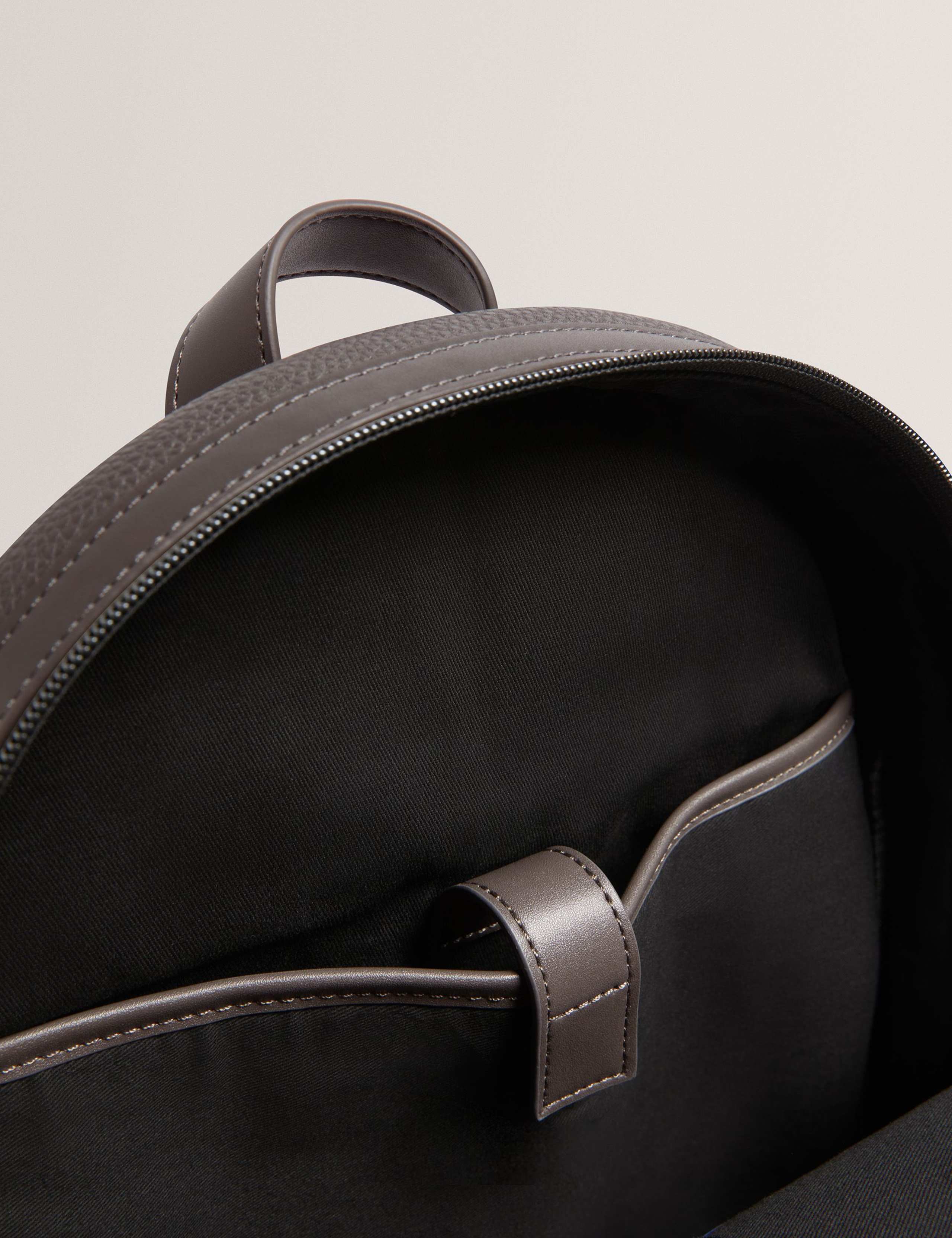 Pebbled Texture Backpack 2 of 5