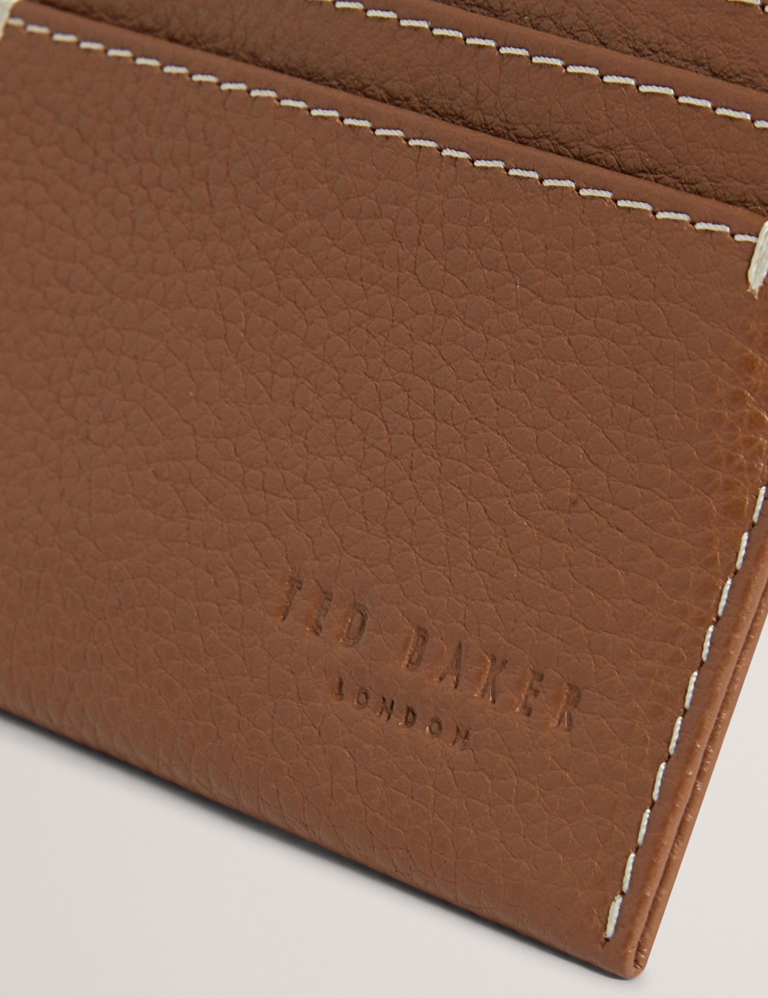 Pebbled Leather Card Holder 2 of 4