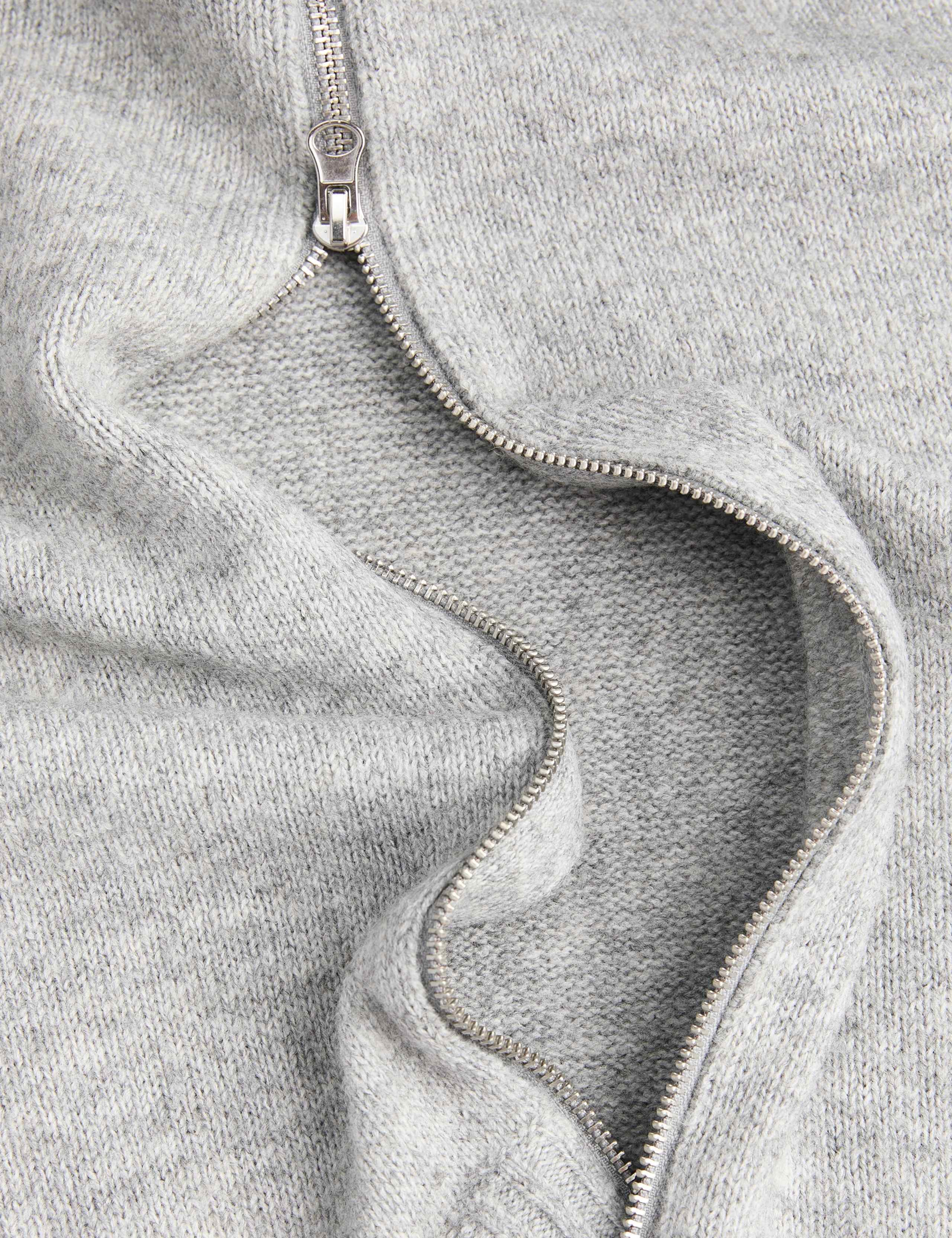 Zip Up Cardigan with Wool 4 of 4