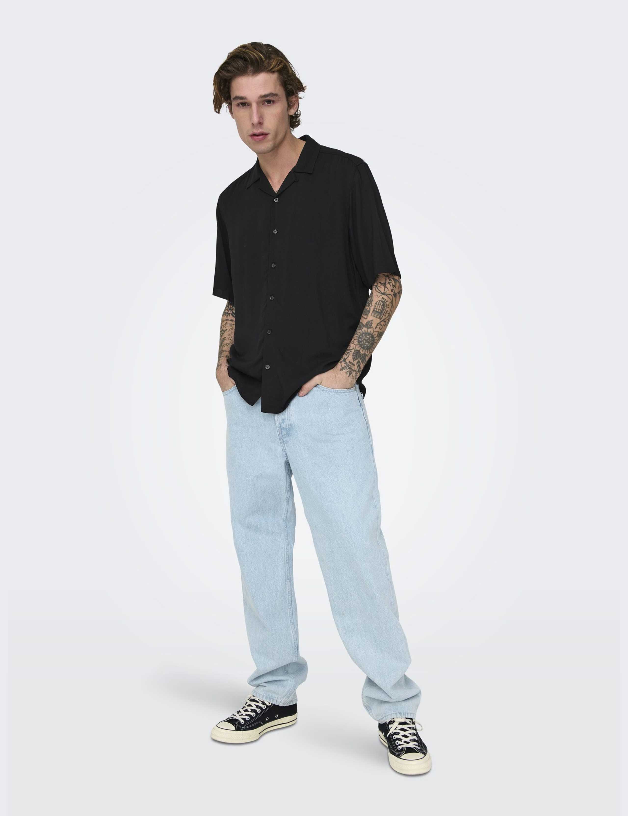 Regular Fit Easy Iron Cuban Collar Shirt 4 of 7