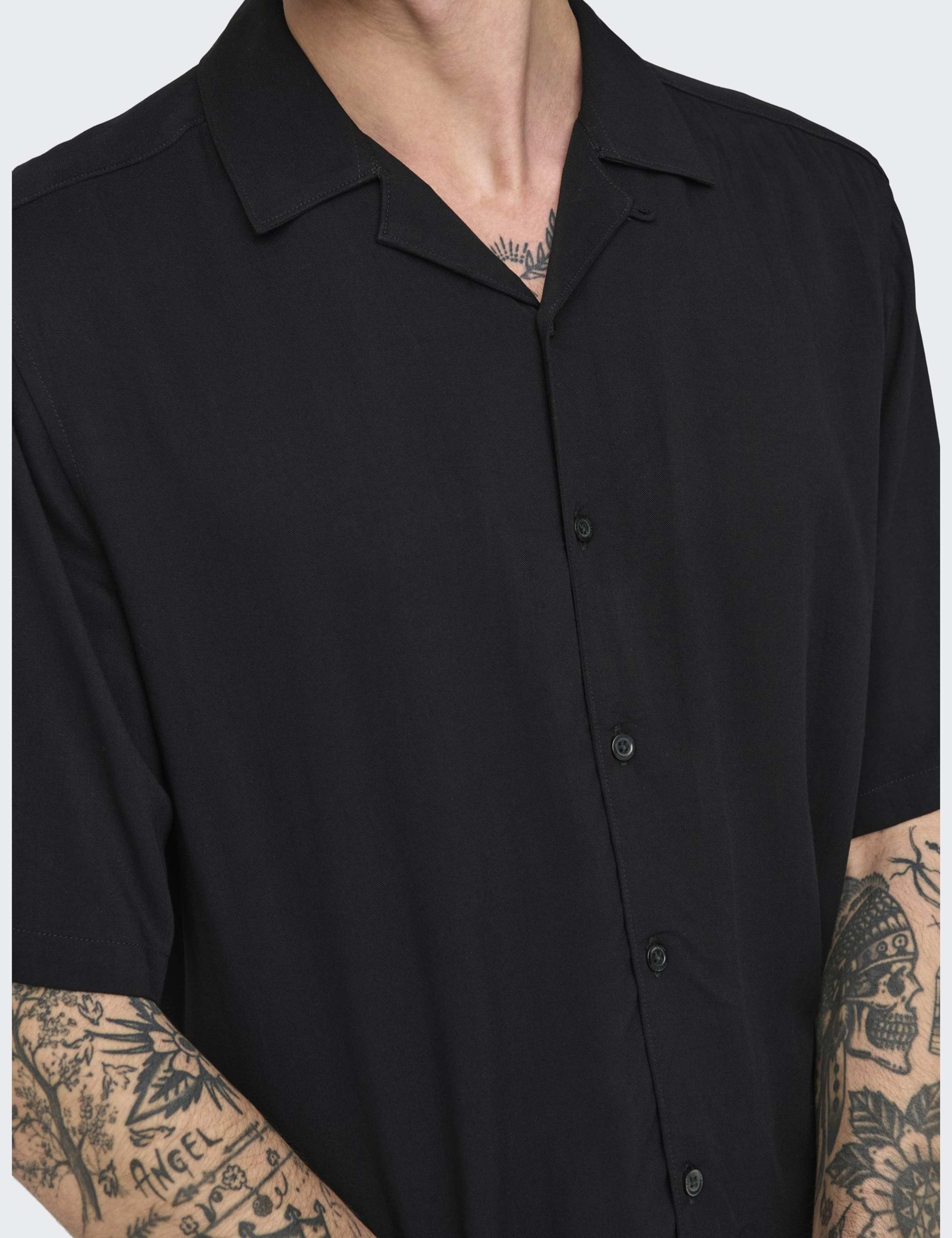 Regular Fit Easy Iron Cuban Collar Shirt 7 of 7