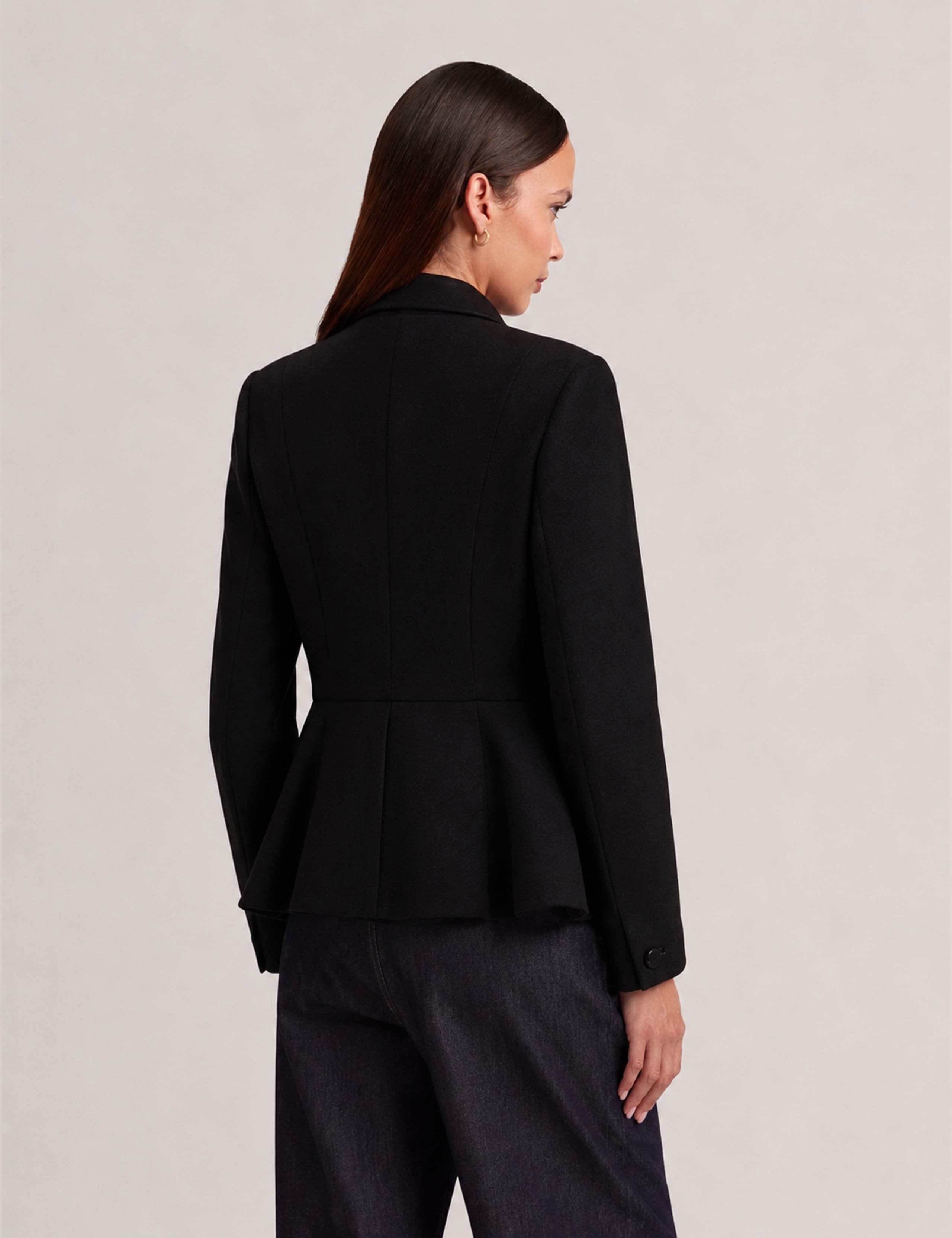 Wool Rich Collared Wrap Coat 3 of 5