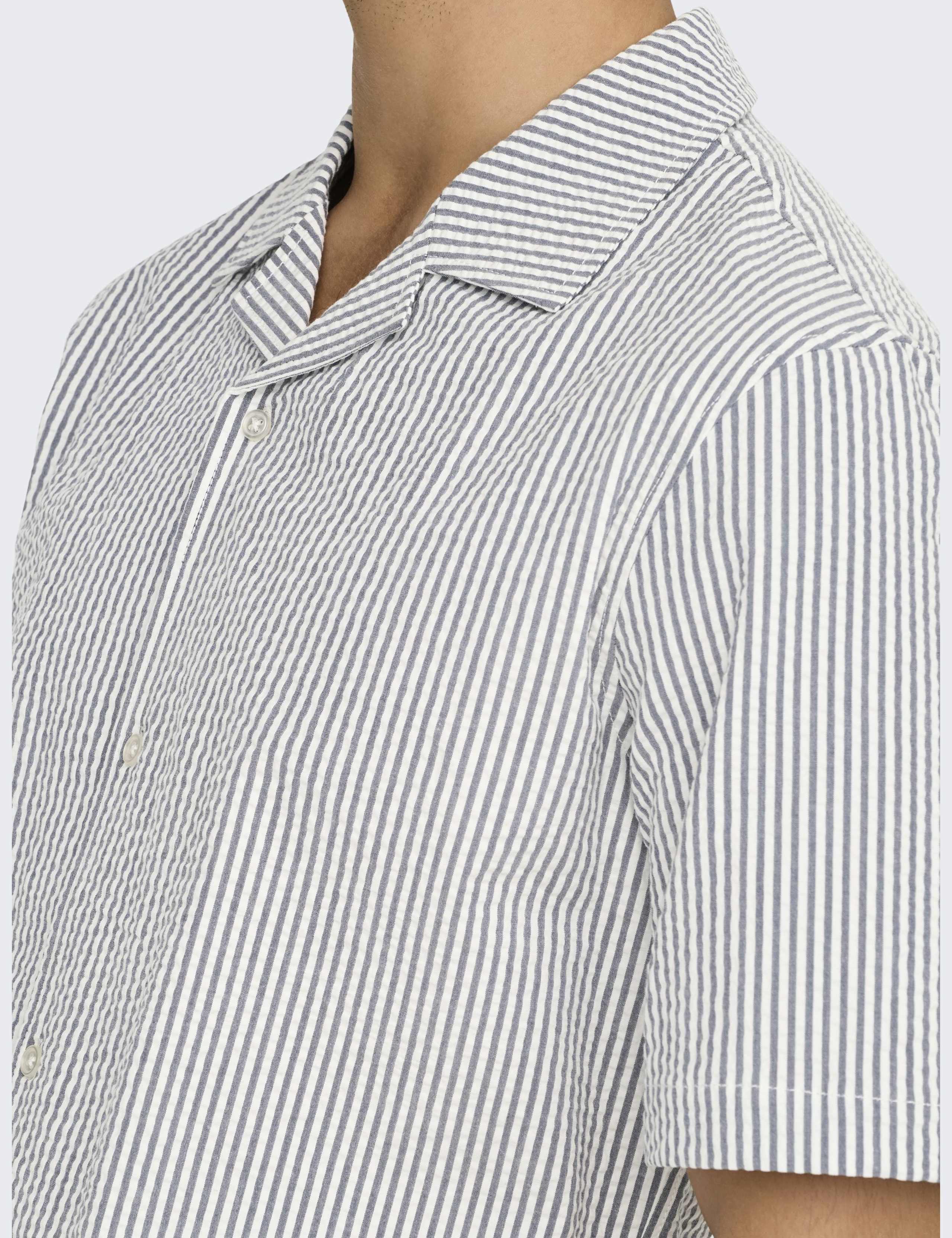 Cotton Rich Striped Oxford Shirt 6 of 6