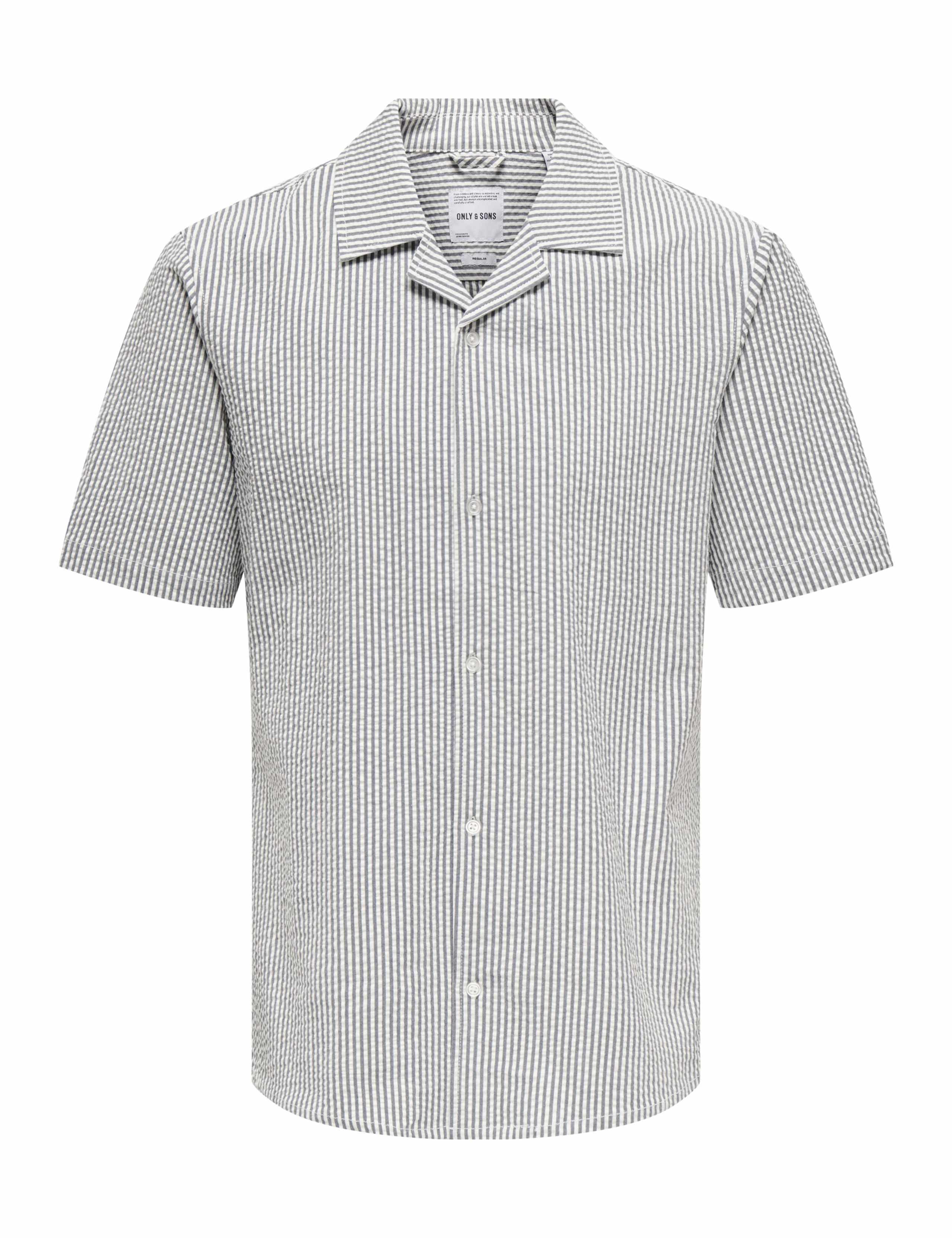 Cotton Rich Striped Oxford Shirt 2 of 6
