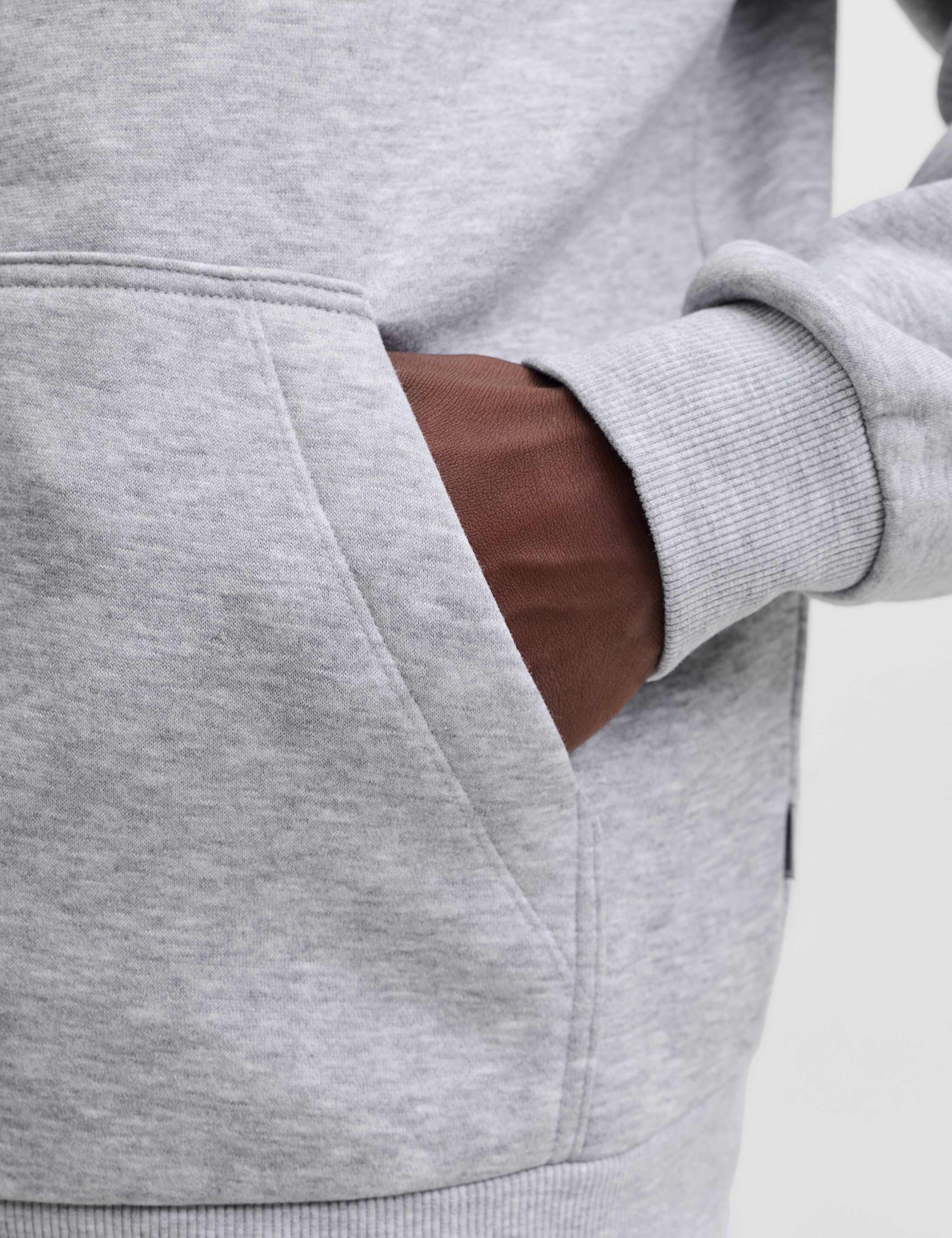 Fleece Funnel Neck Long Sleeve Sweatshirt 6 of 6