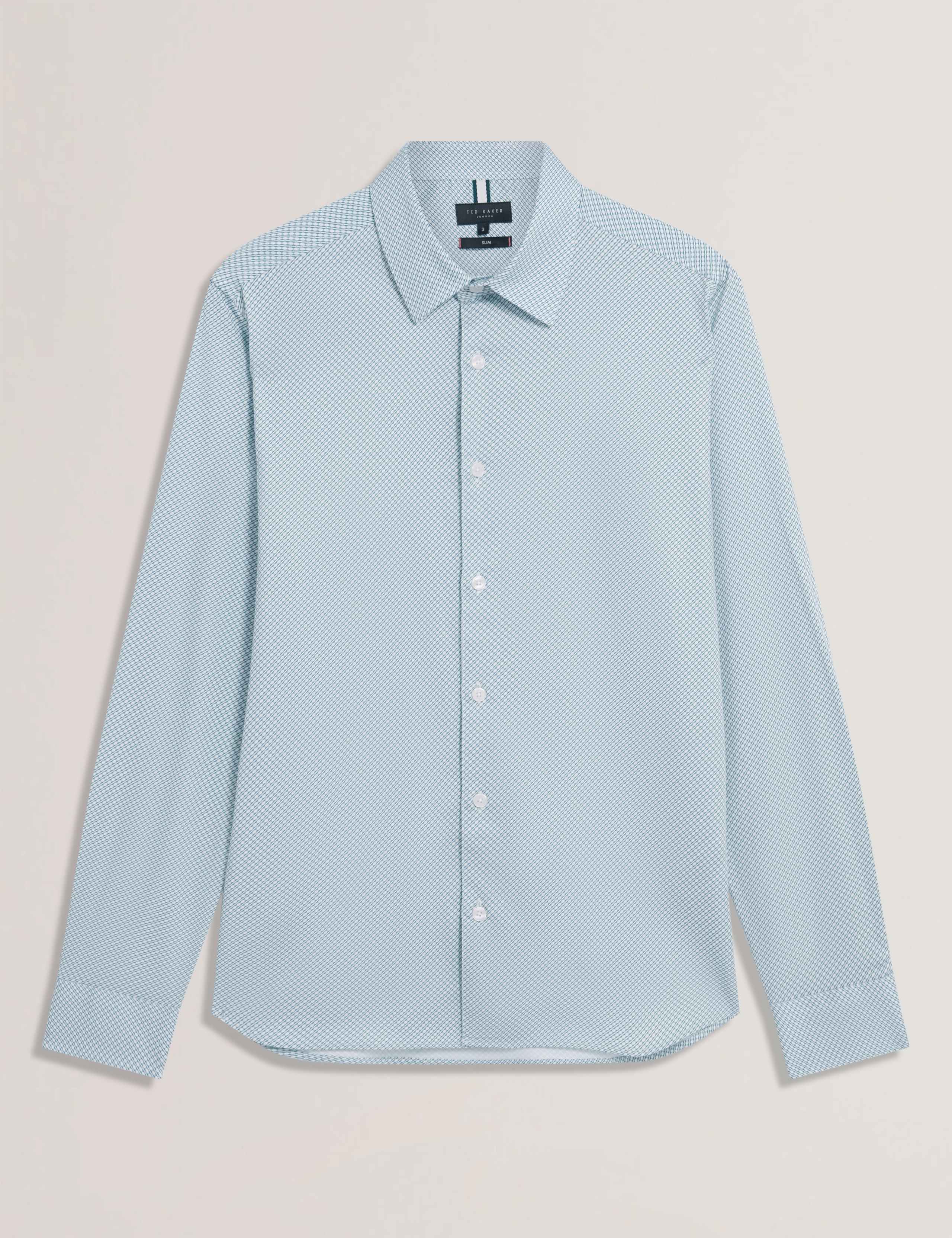 Regular Fit Cotton Rich Geometric Luxury Shirt 2 of 7