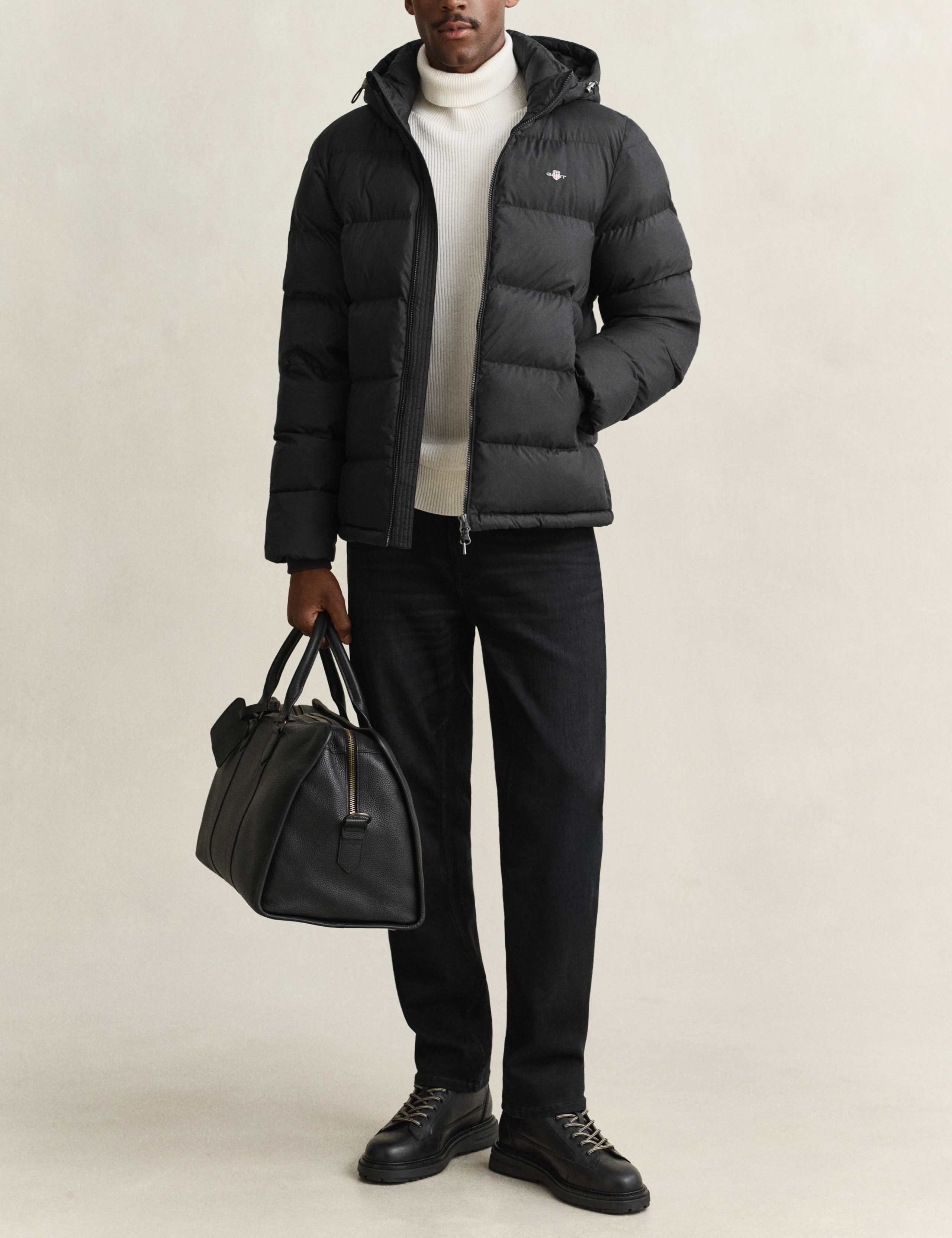Padded Hooded Zip Up Puffer Jacket 3 of 9