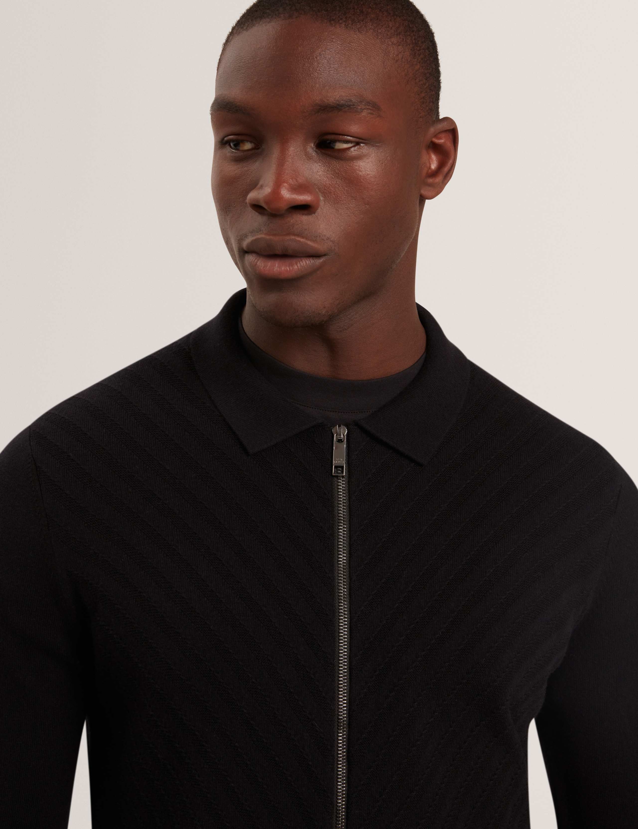 Cotton Rich Textured Knitted Jacket 4 of 7