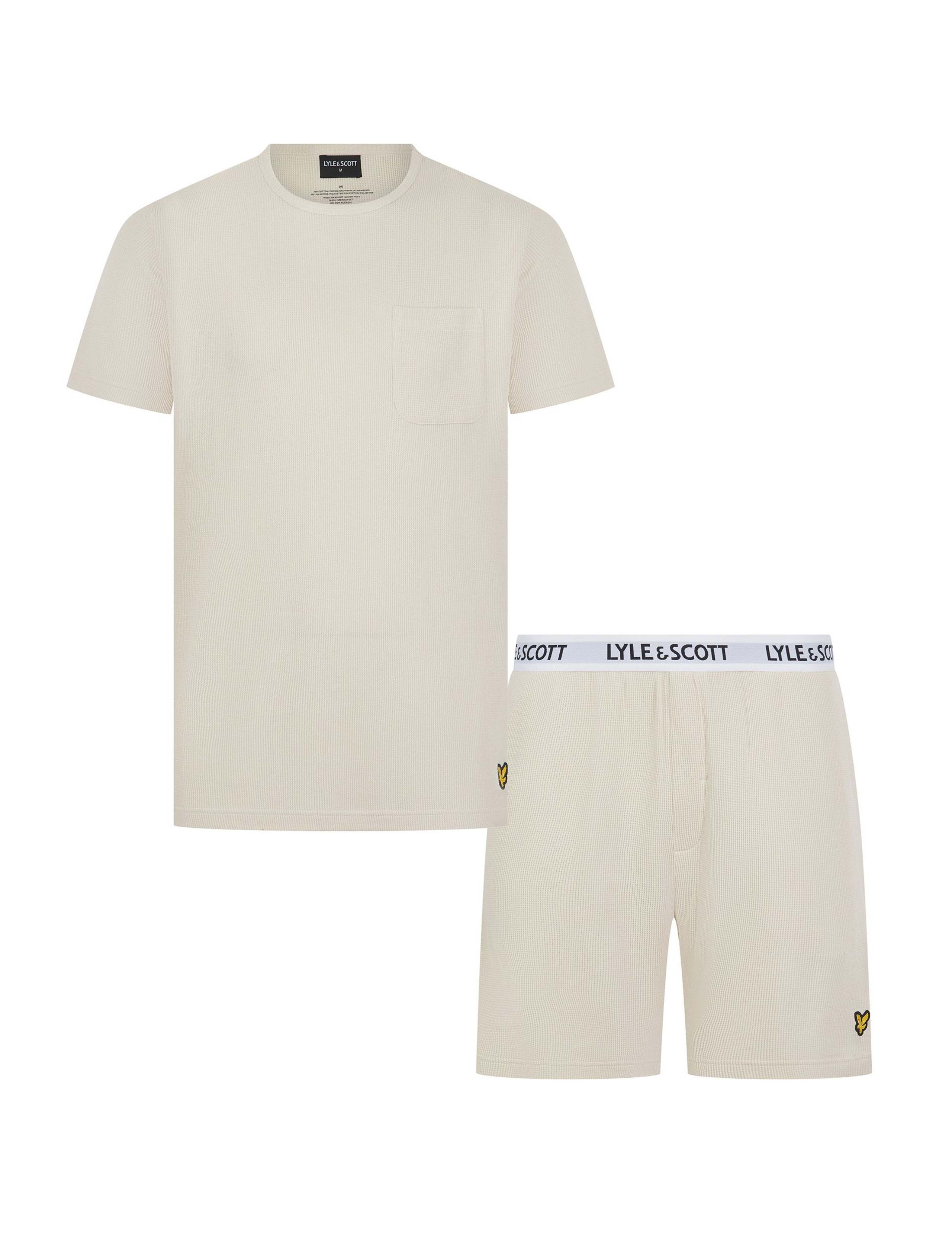 Cotton Rich Waffle Loungewear Set 1 of 6