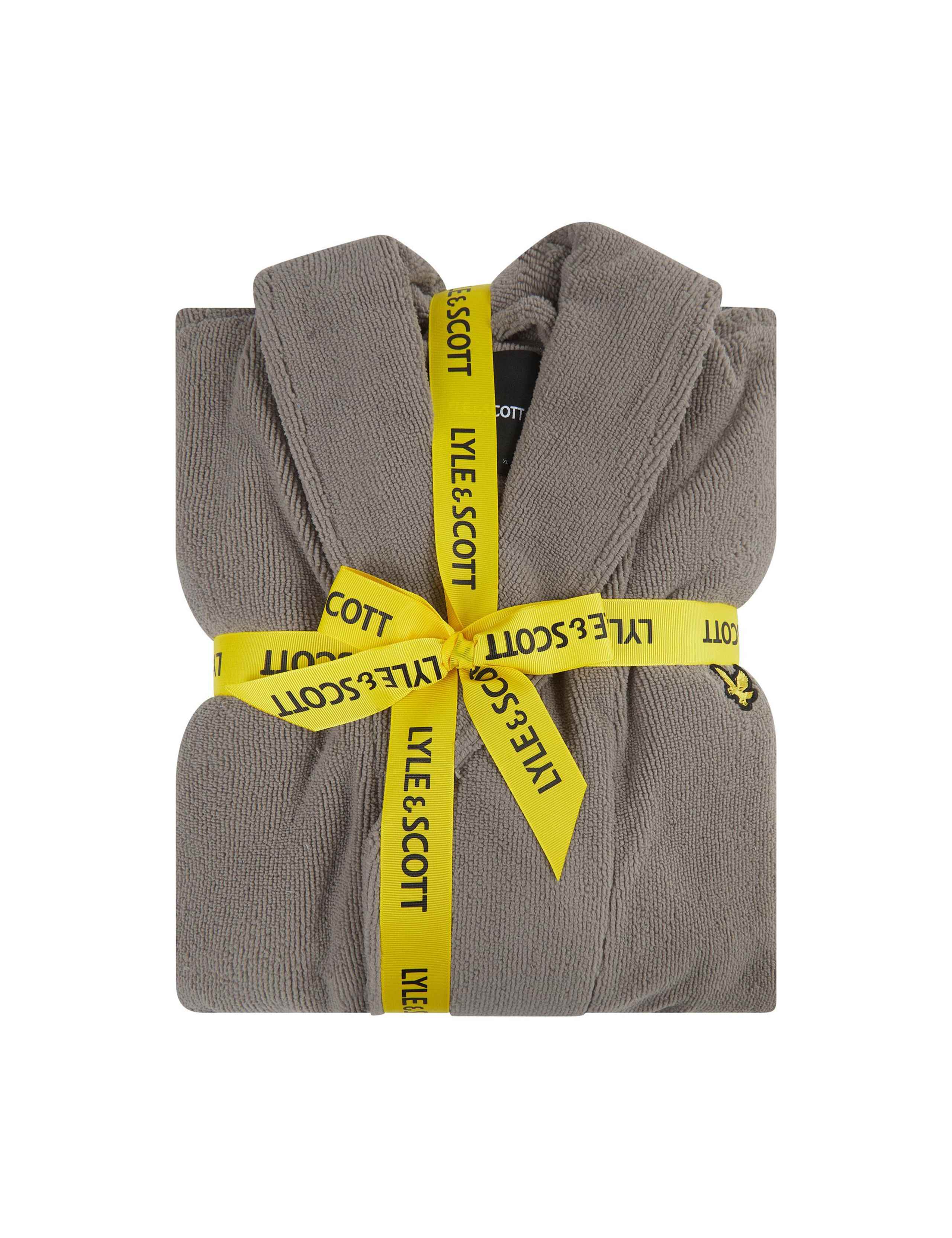 Cotton Blend Towelling Dressing Gown 3 of 3