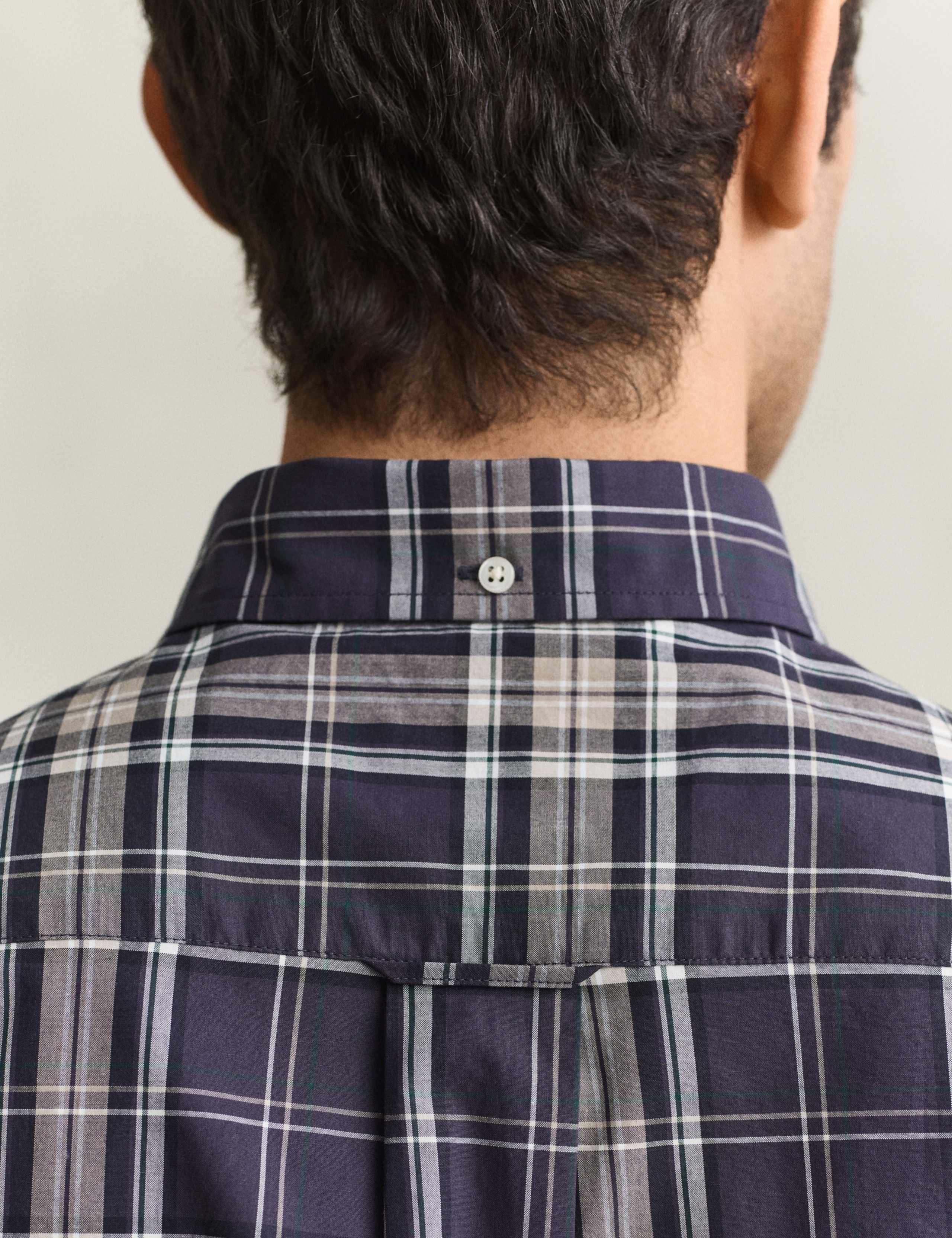 Regular Fit Pure Cotton Check Oxford Shirt 7 of 7