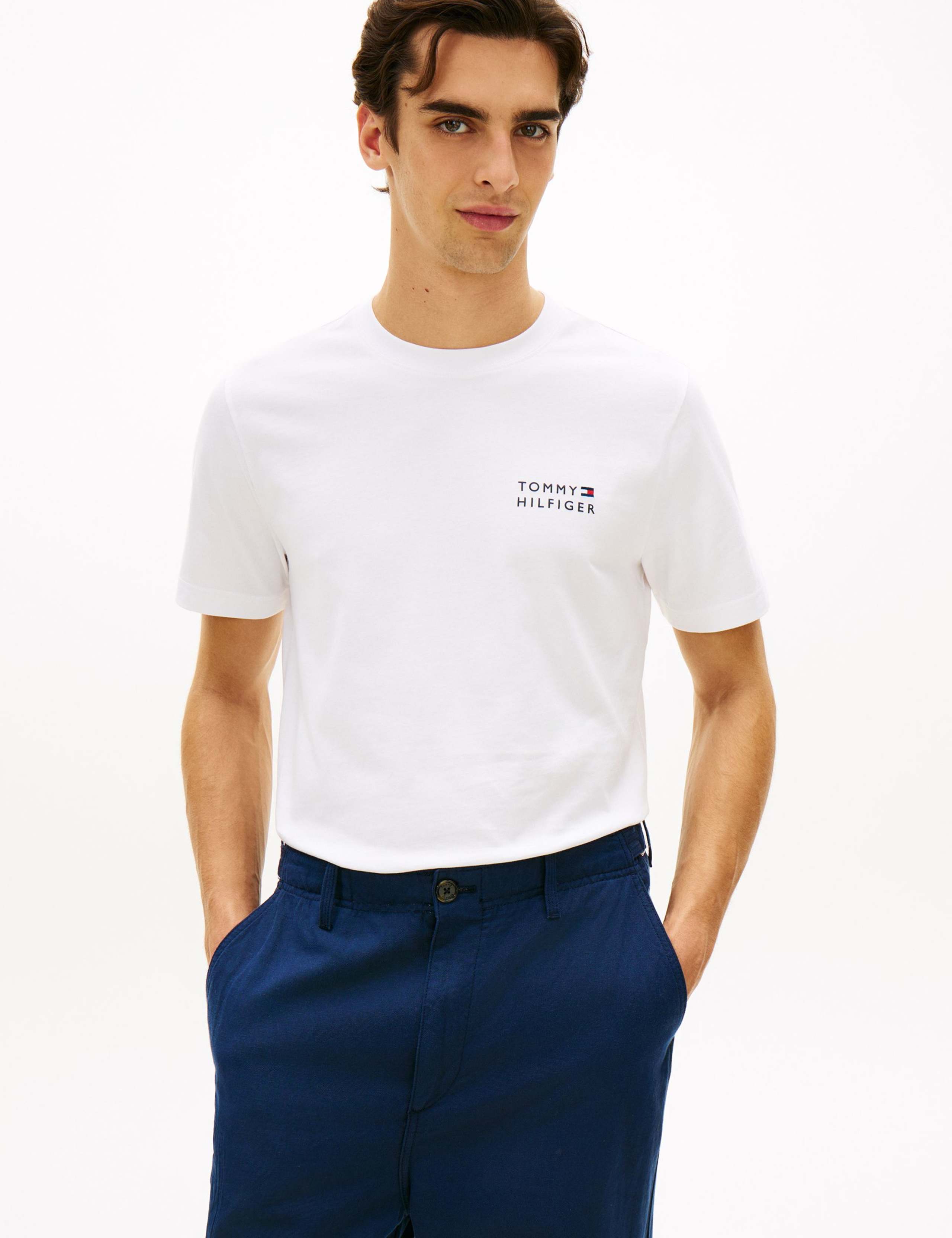 Pure Cotton Crew Neck Brand Graphic T-Shirt 1 of 5