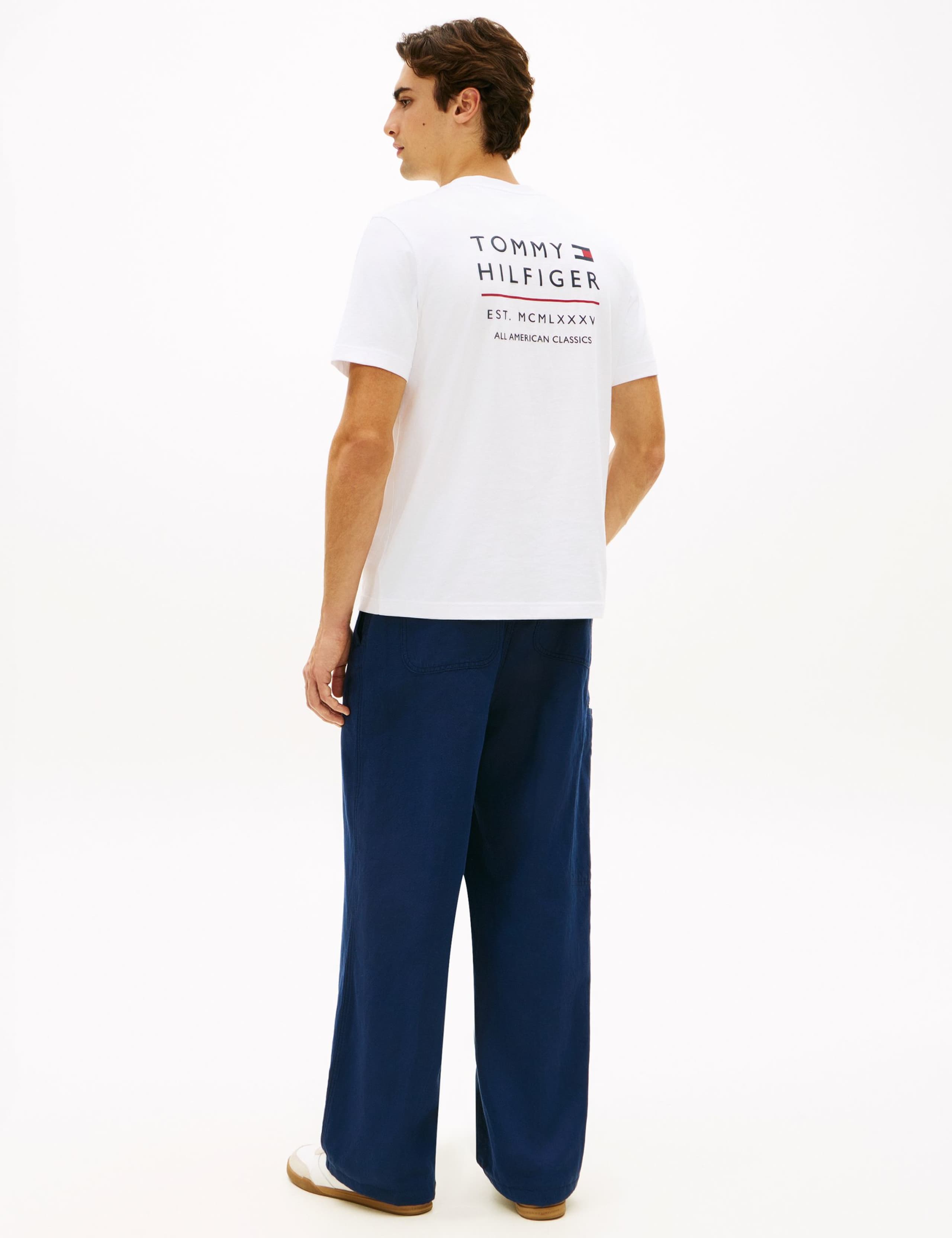 Pure Cotton Crew Neck Brand Graphic T-Shirt 5 of 5