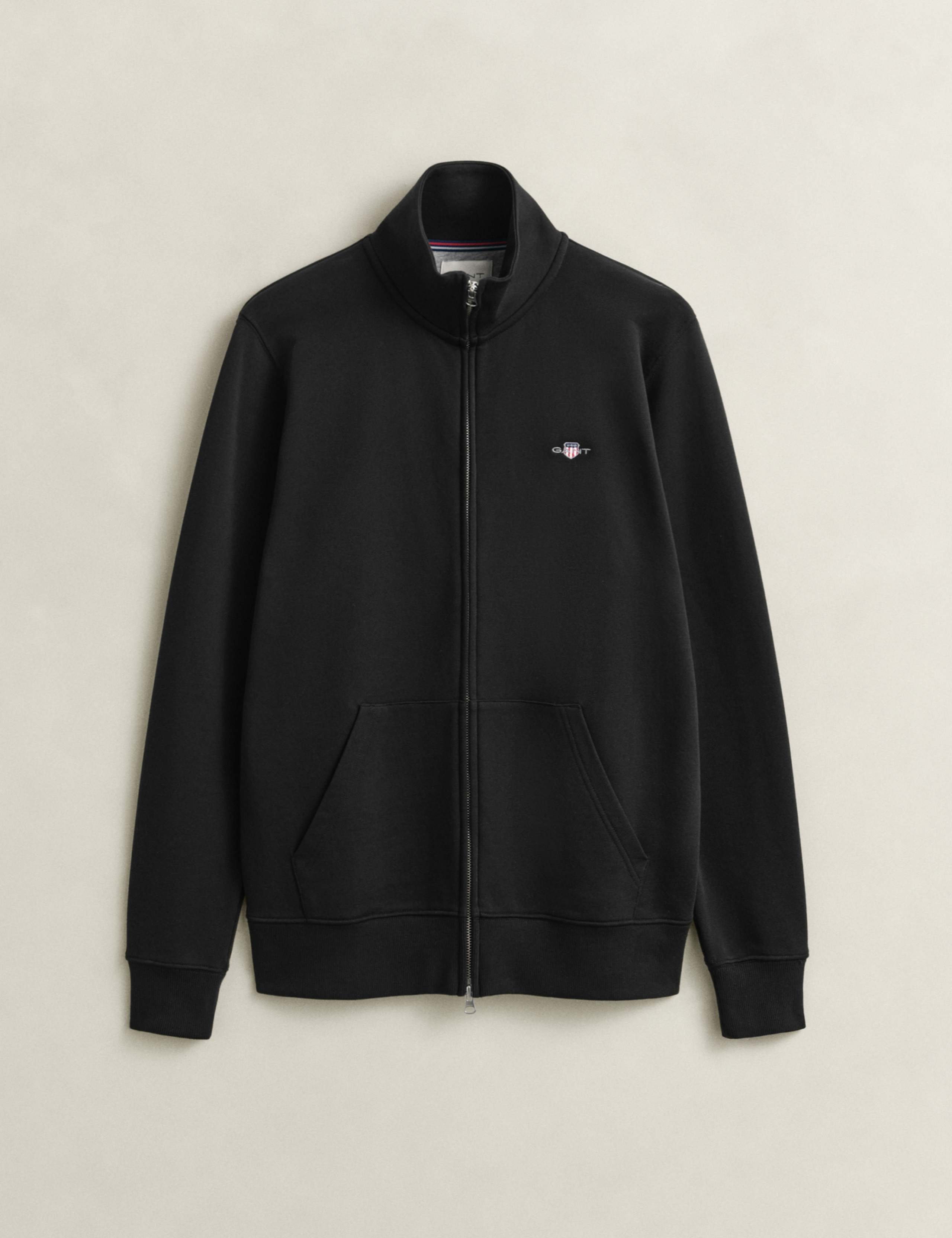 Cotton Rich High Neck Zip Up Sweatshirt 2 of 5