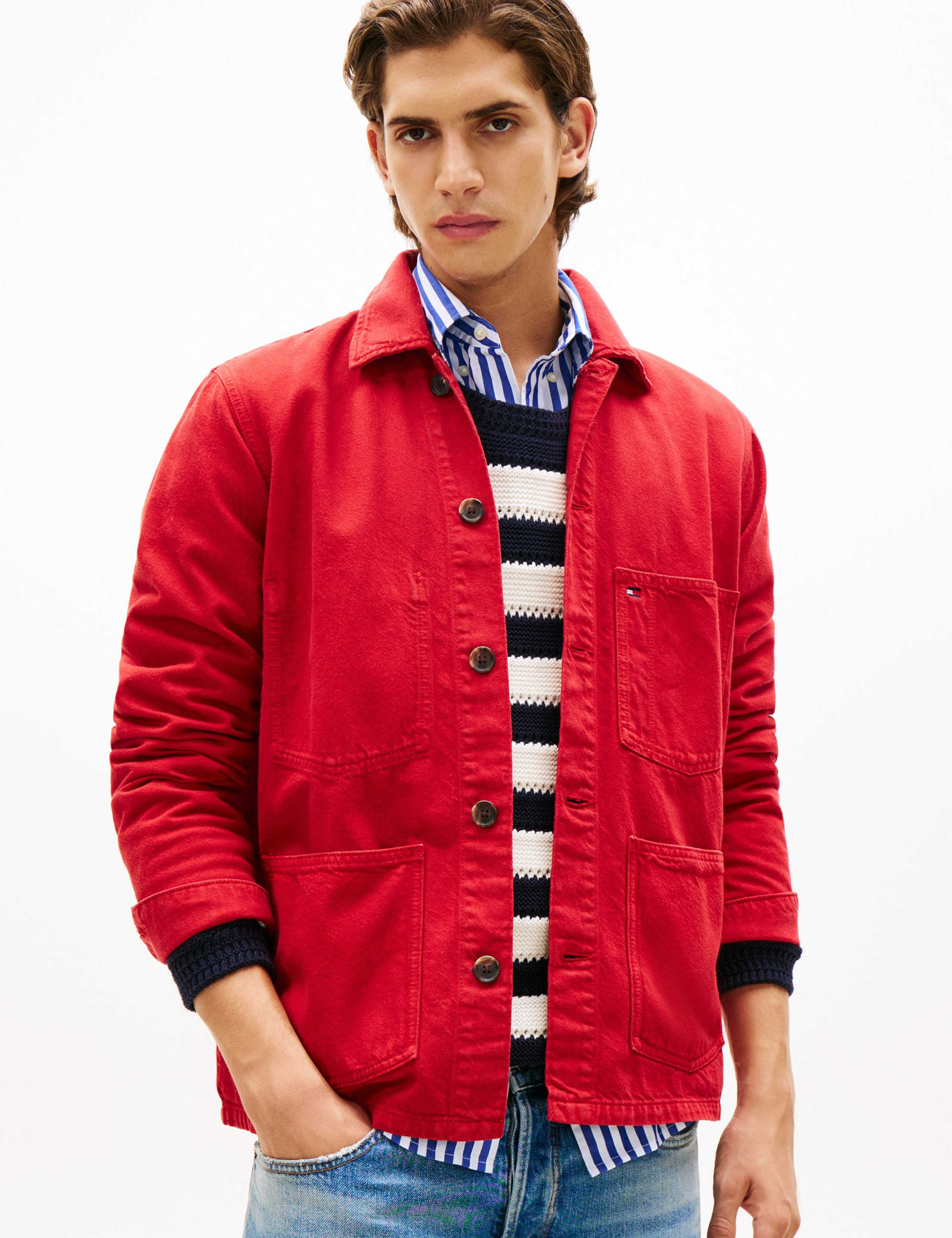 Pure Cotton Garment Dyed Overshirt 1 of 5