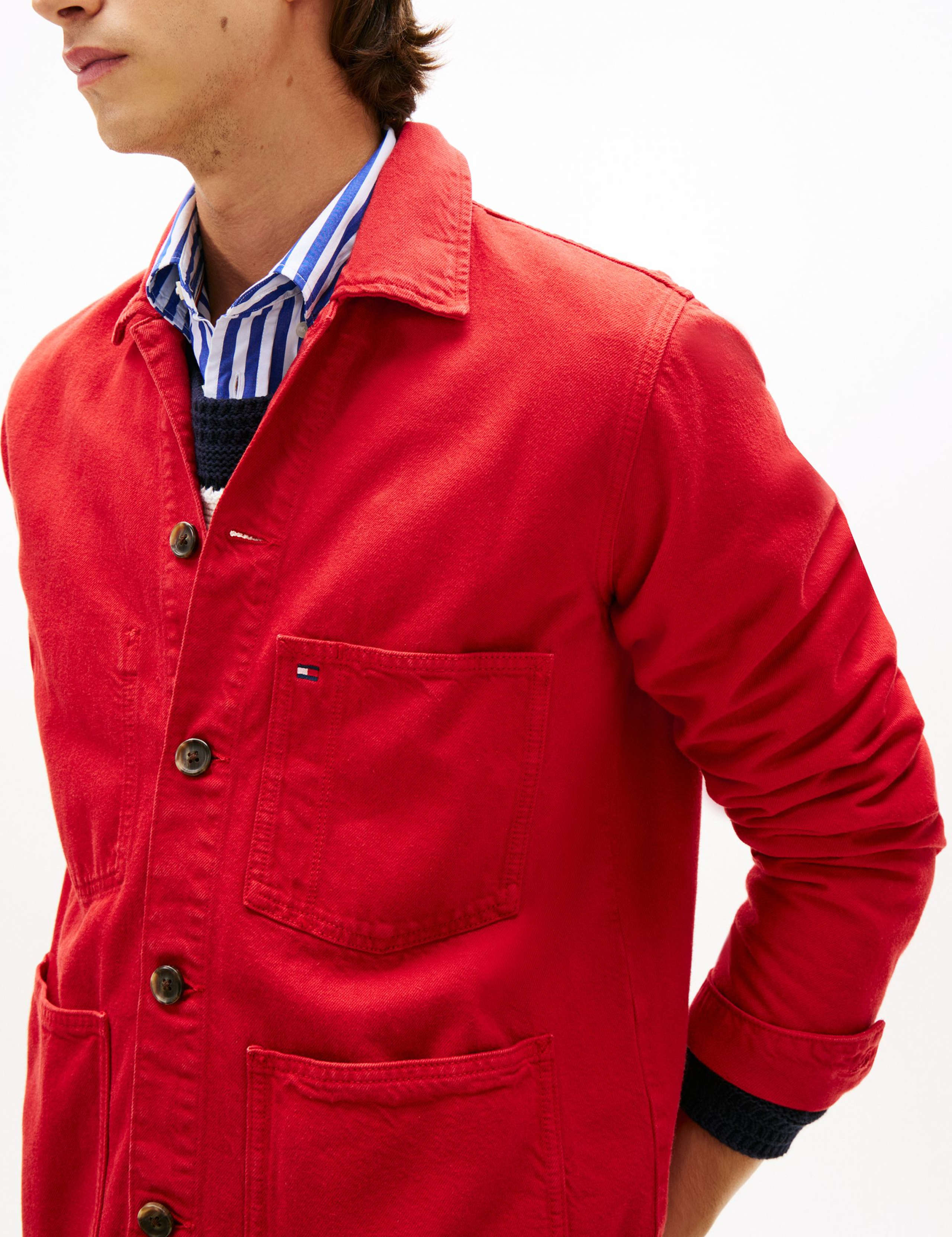 Pure Cotton Garment Dyed Overshirt 5 of 5