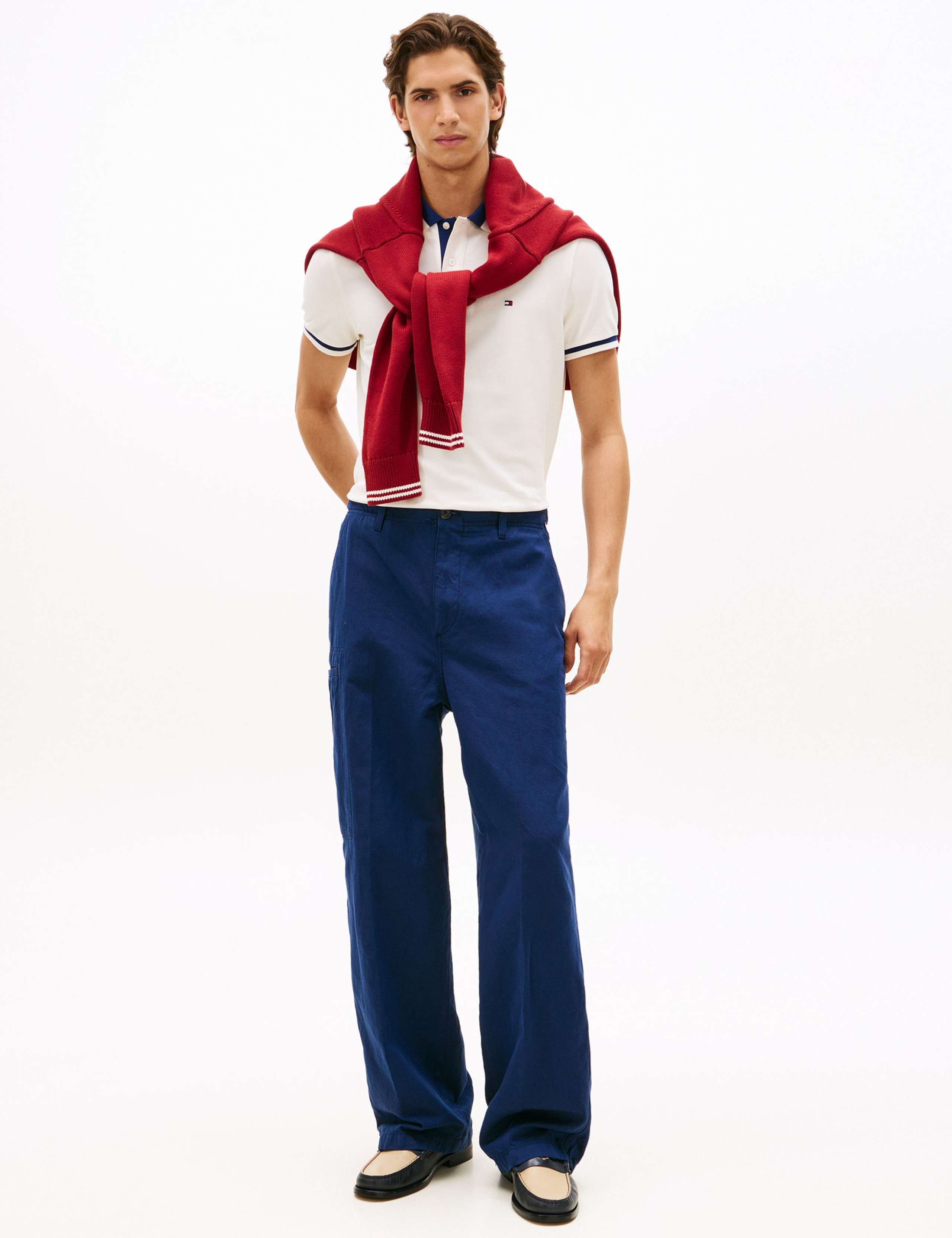 Cotton Rich Tipped Polo Shirt 3 of 5