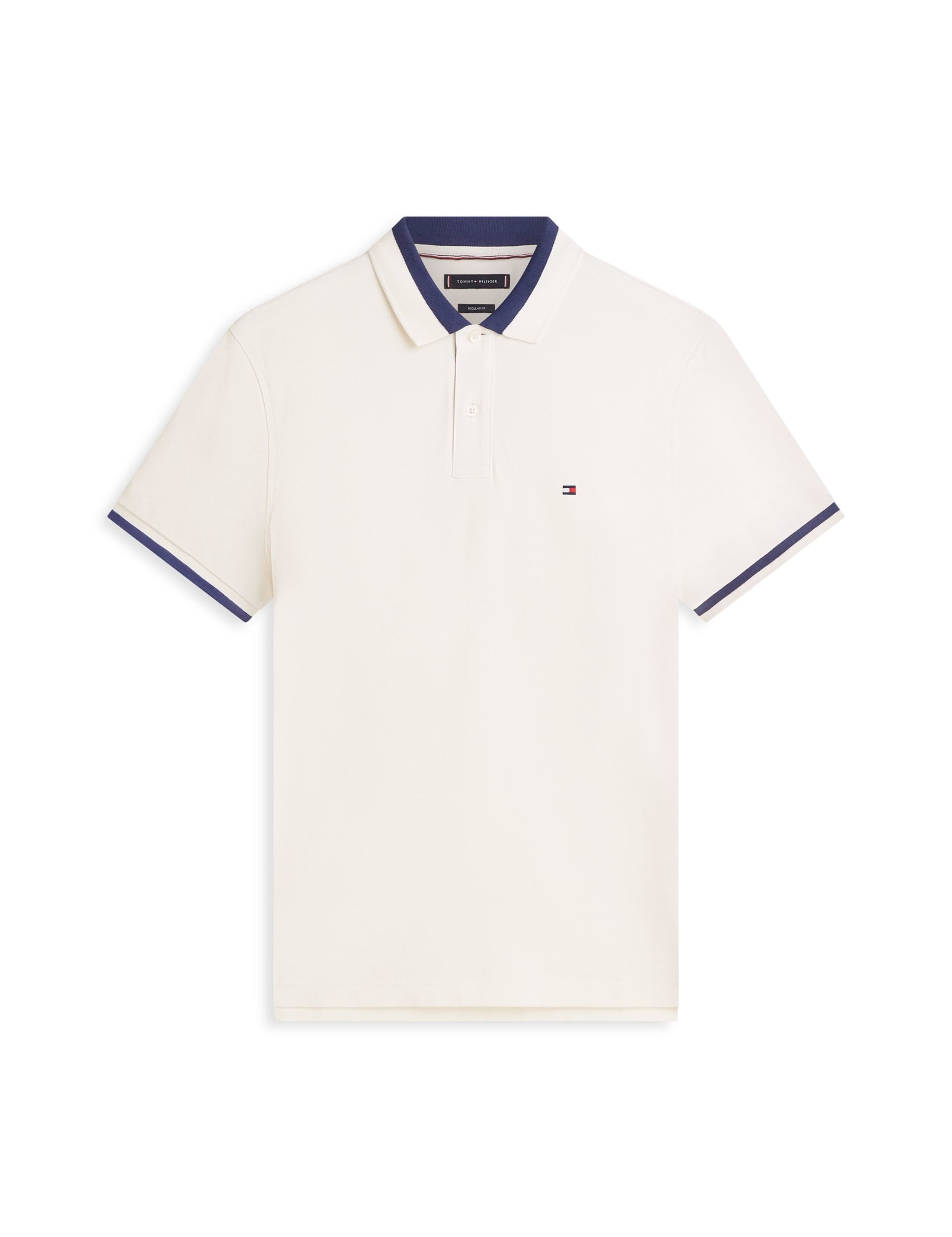 Cotton Rich Tipped Polo Shirt 2 of 5