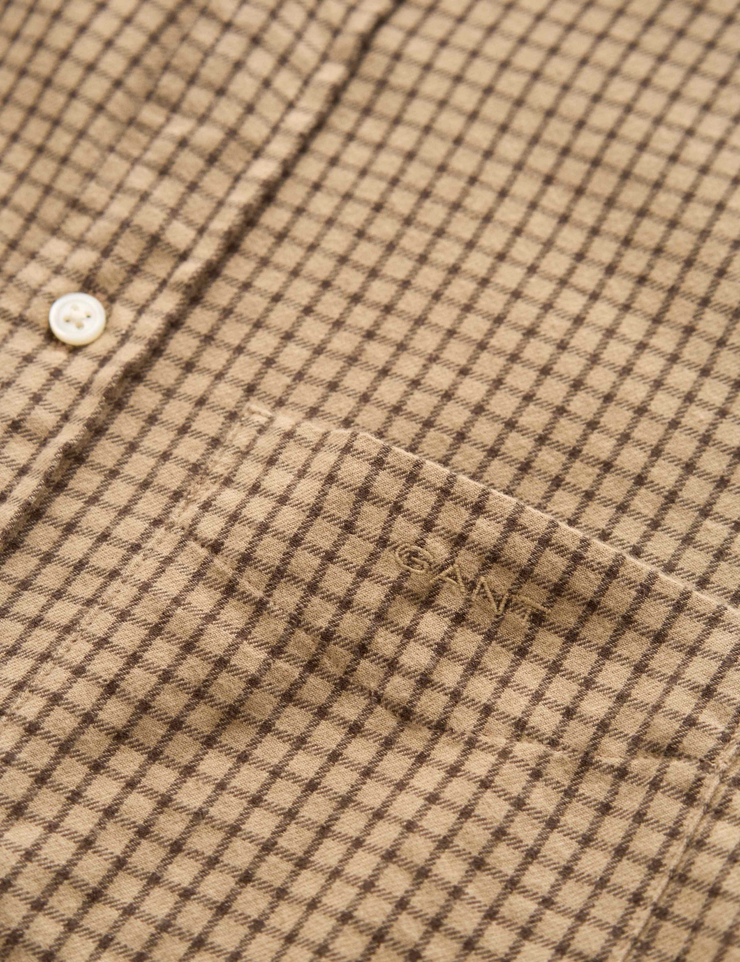 Regular Fit Pure Cotton Check Flannel Shirt 2 of 3