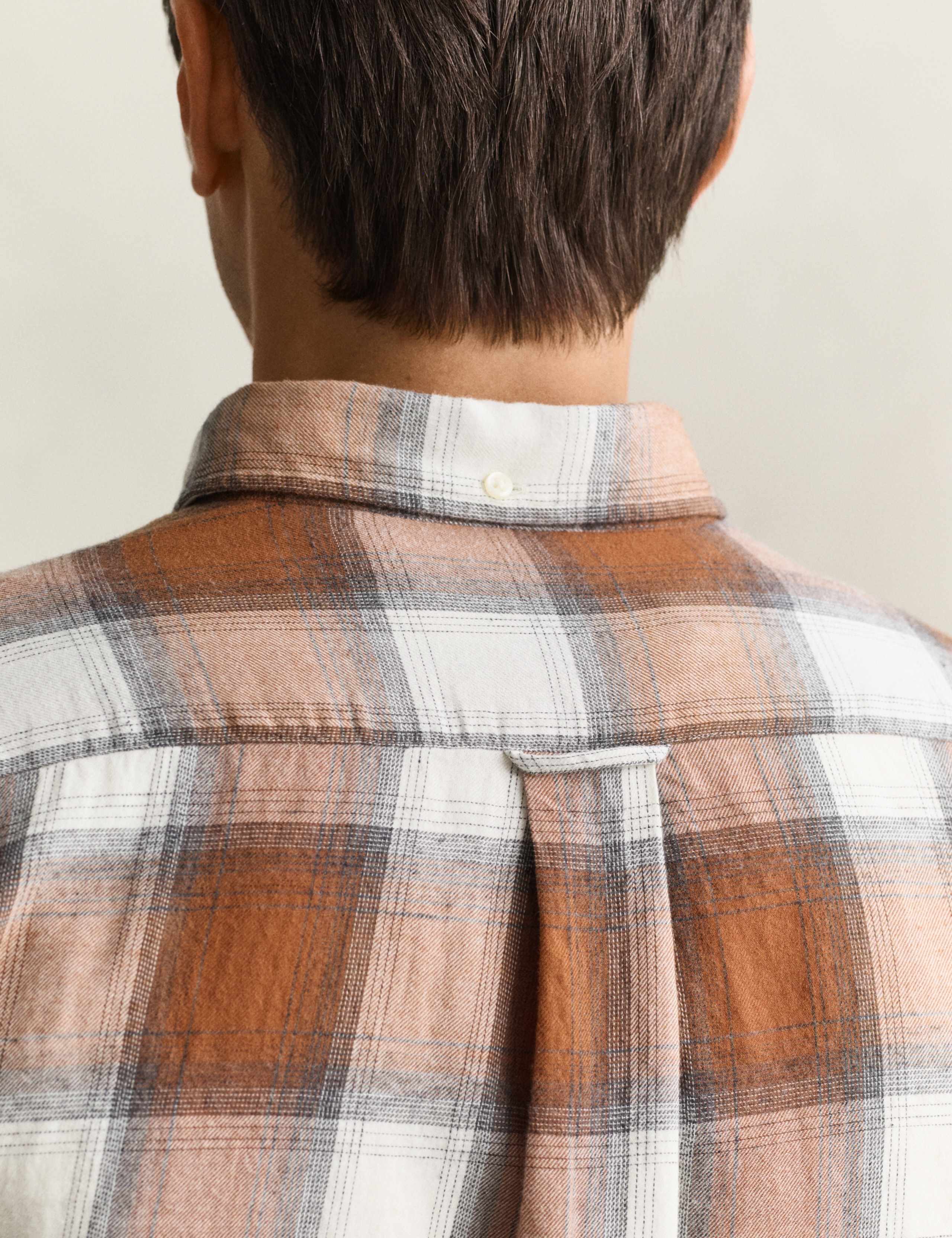 Regular Fit Pure Cotton Check Flannel Shirt 6 of 6