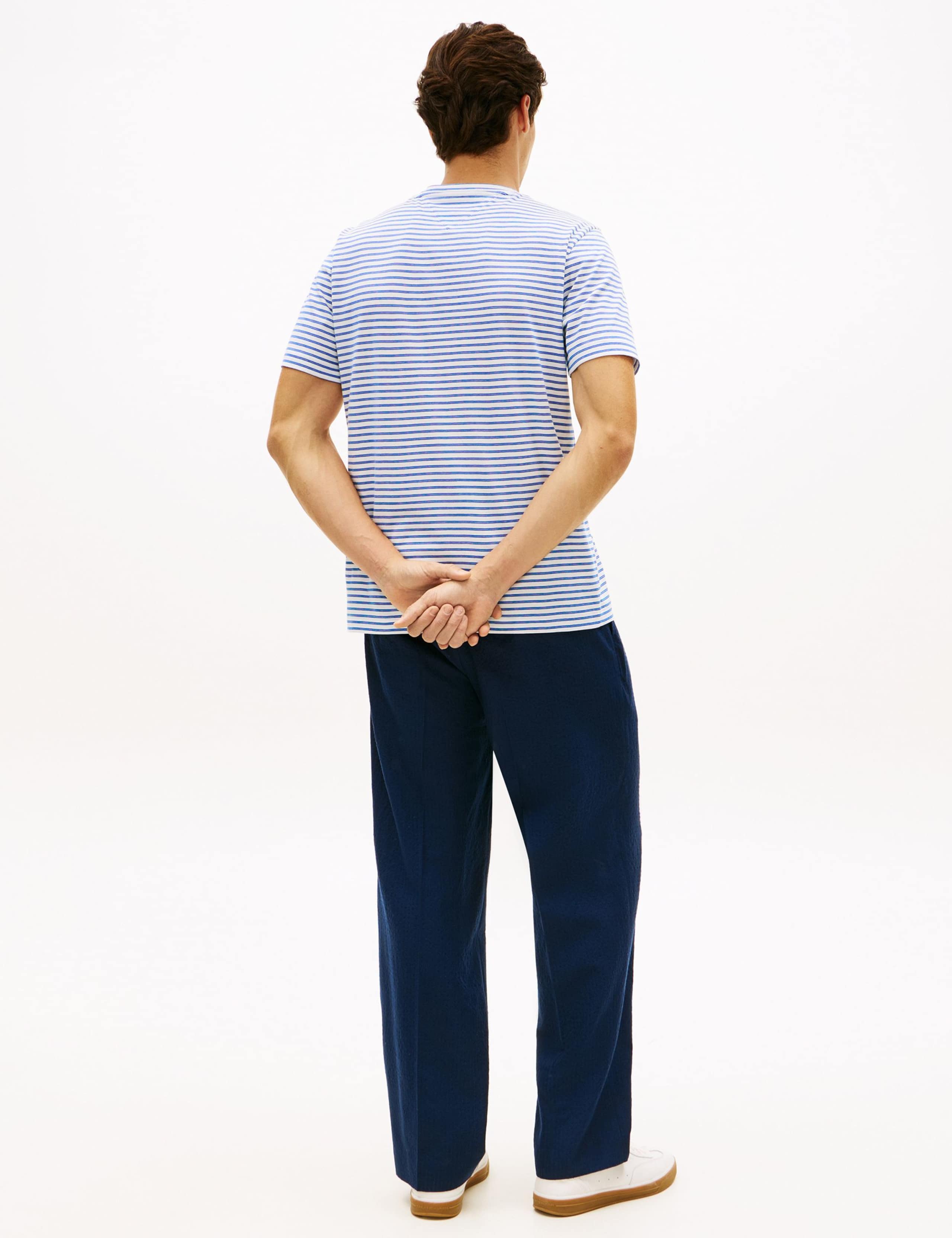 Pure Cotton Striped T-Shirt 4 of 5