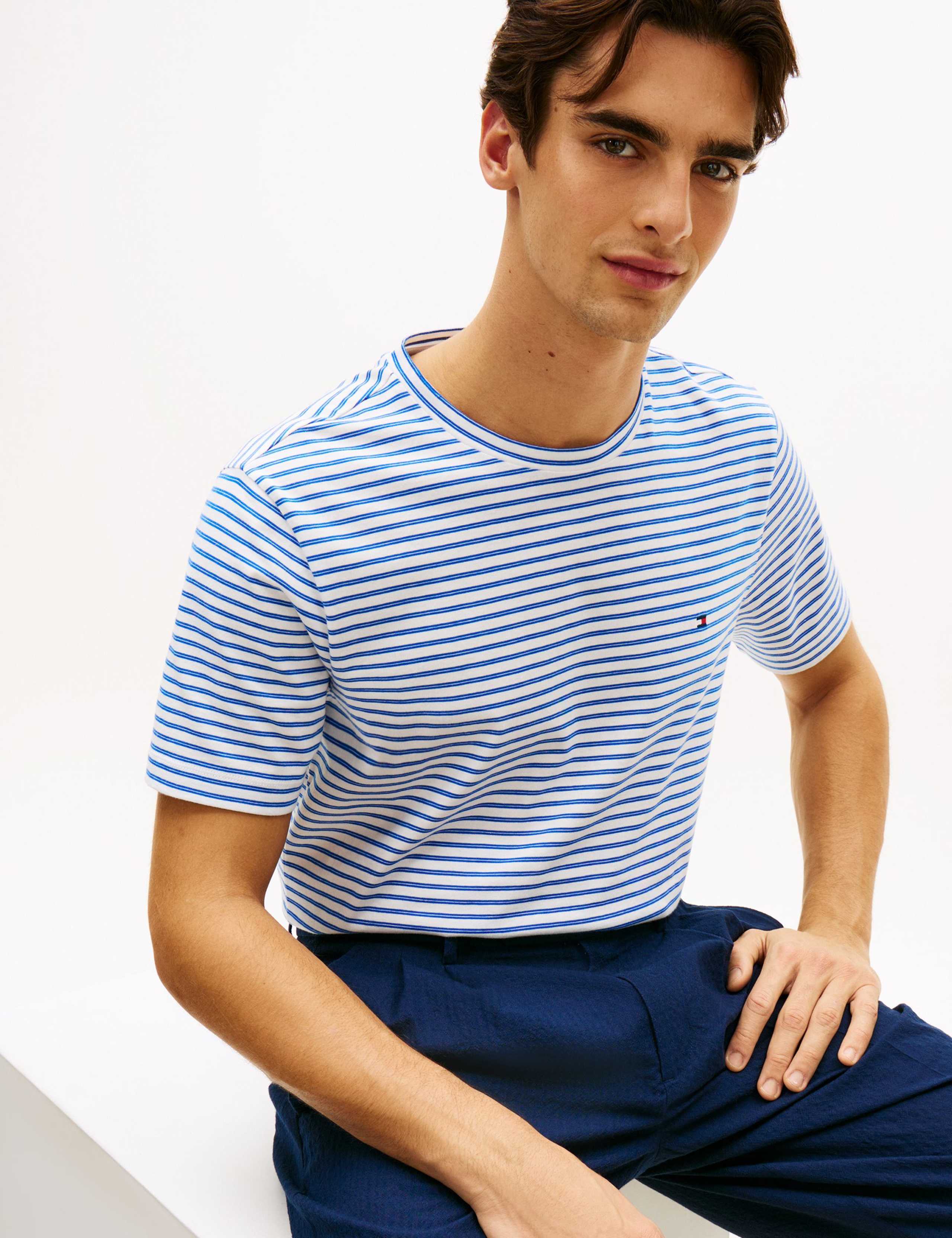 Pure Cotton Striped T-Shirt 5 of 5
