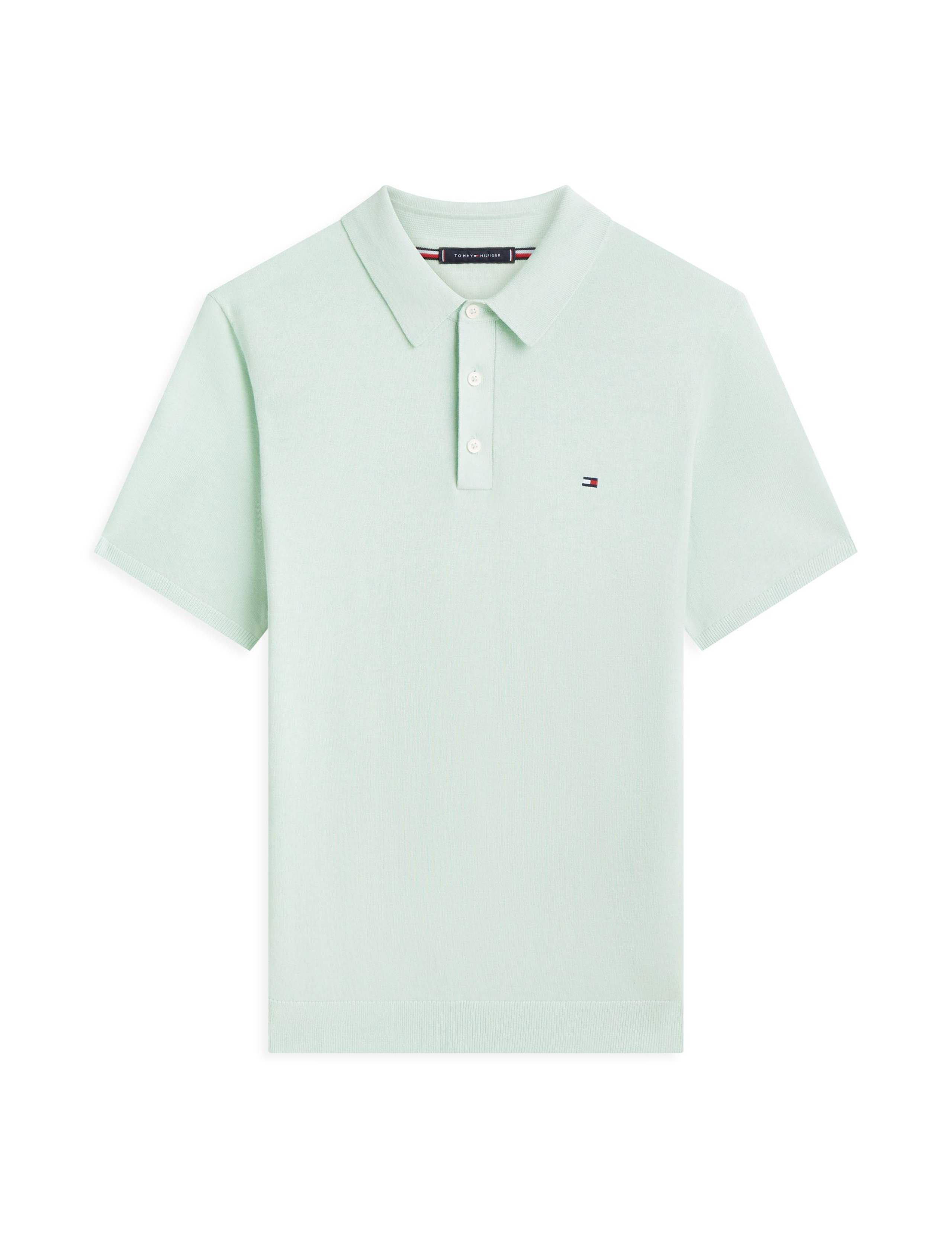 Pure Cotton Knitted Polo Shirt 2 of 5