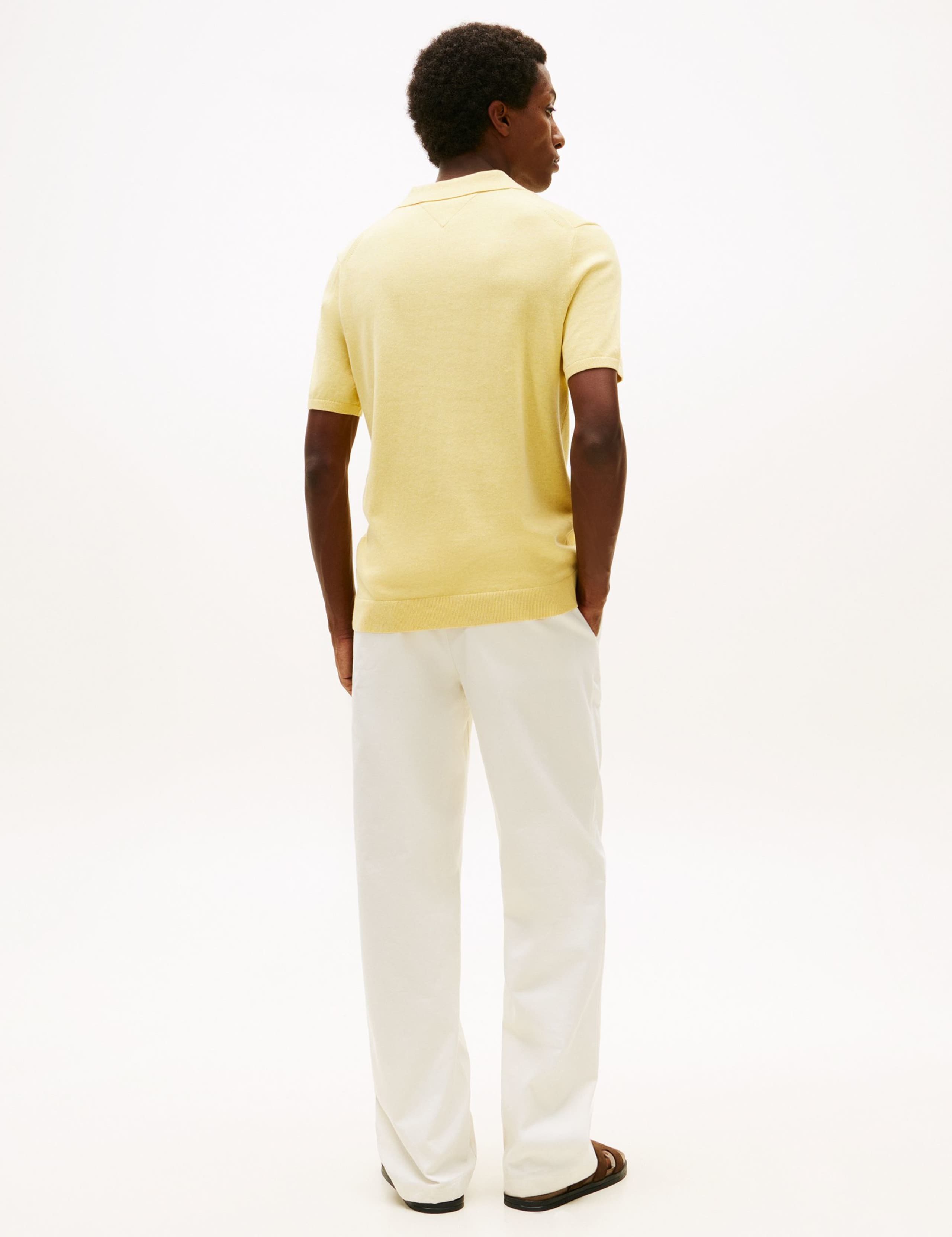 Pure Cotton Knitted Polo Shirt 4 of 5