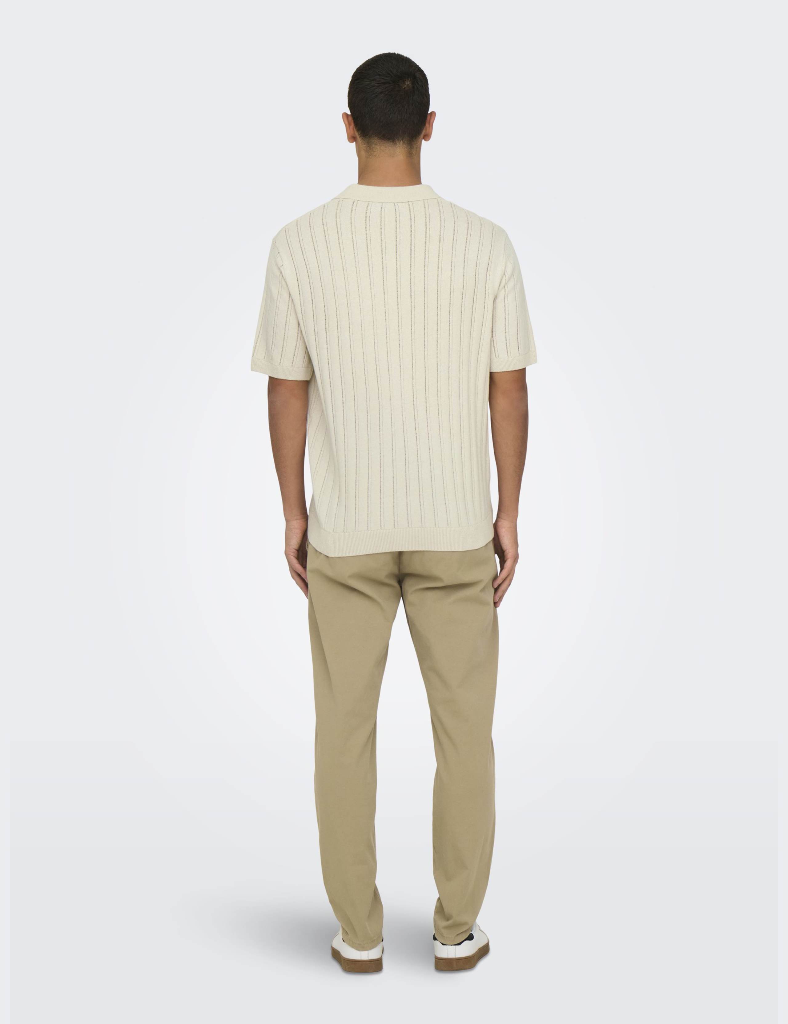 Cotton Rich Knitted Polo Shirt 5 of 5