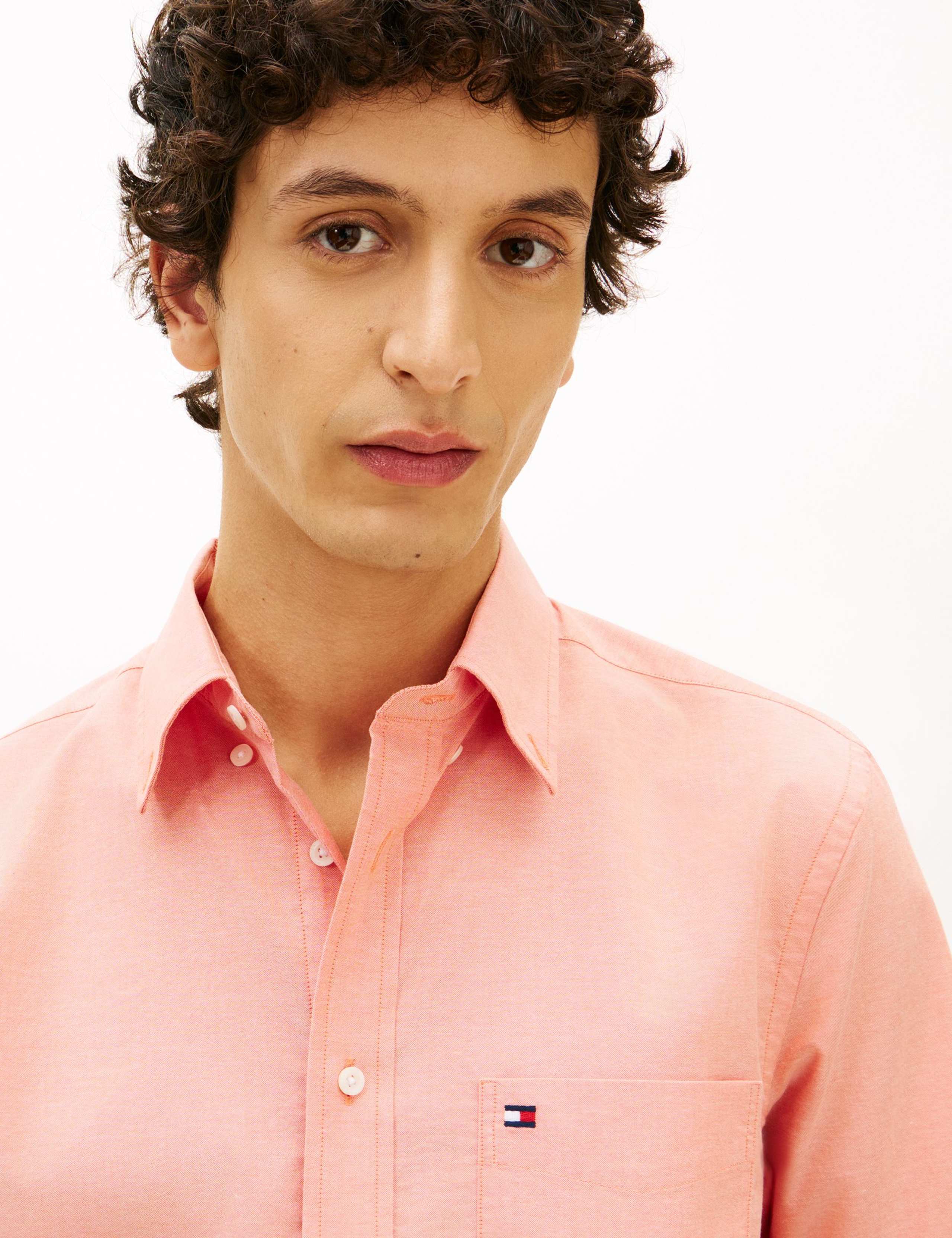 Slim Fit Cotton Rich Oxford Shirt 4 of 5