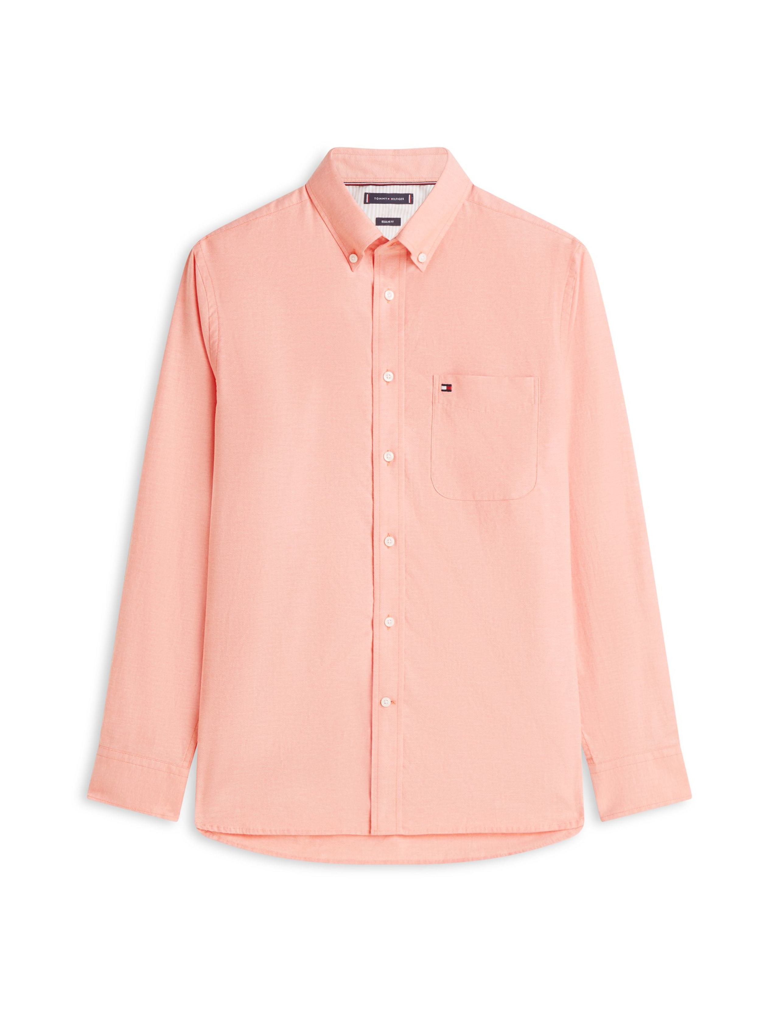 Slim Fit Cotton Rich Oxford Shirt 2 of 5