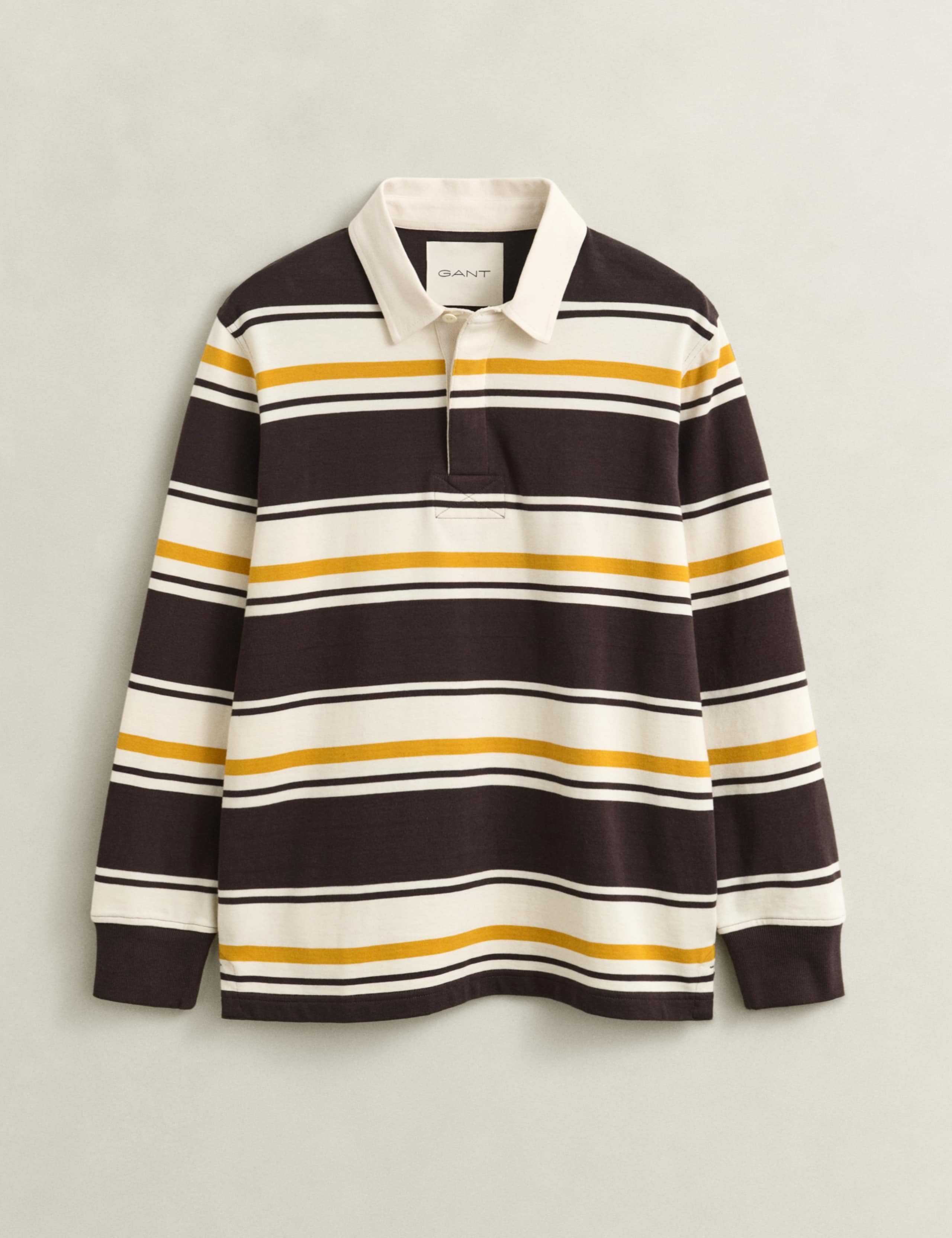 Pure Cotton Striped Heavy Rugby Shirt 2 of 6