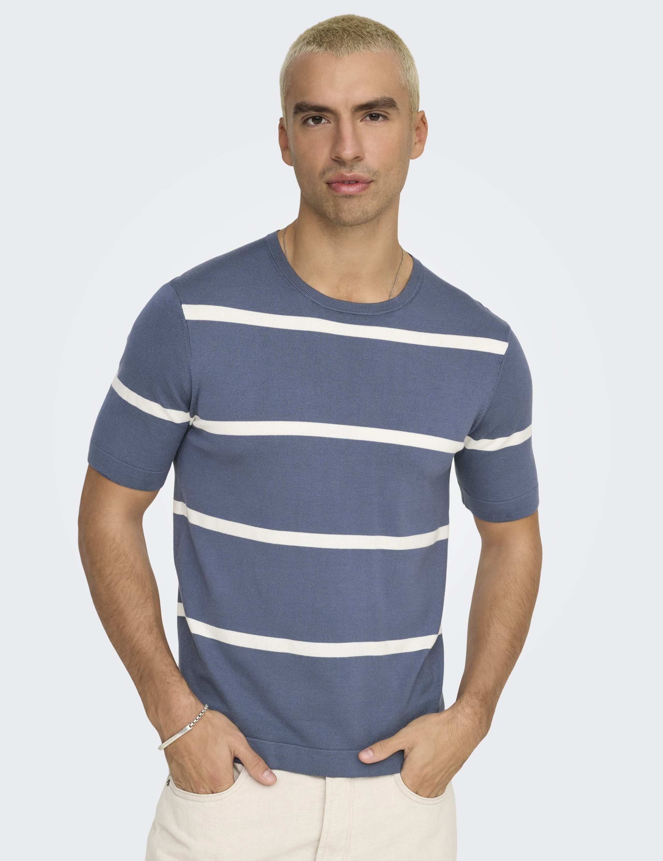 Striped Knitted T-Shirt 3 of 6