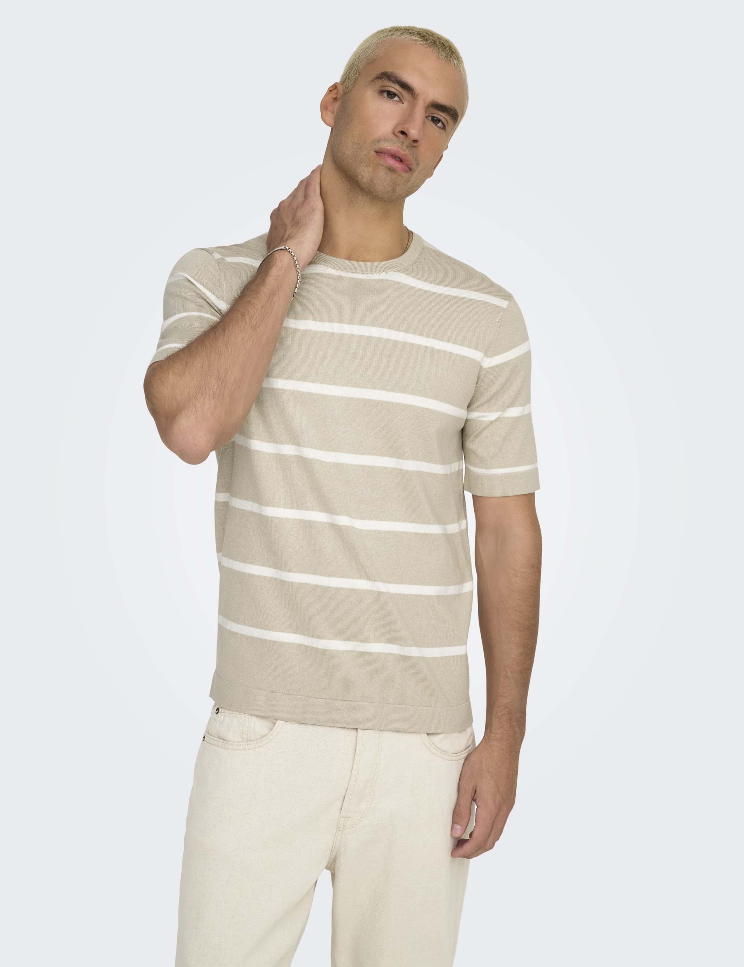 Striped Knitted T-Shirt 4 of 6