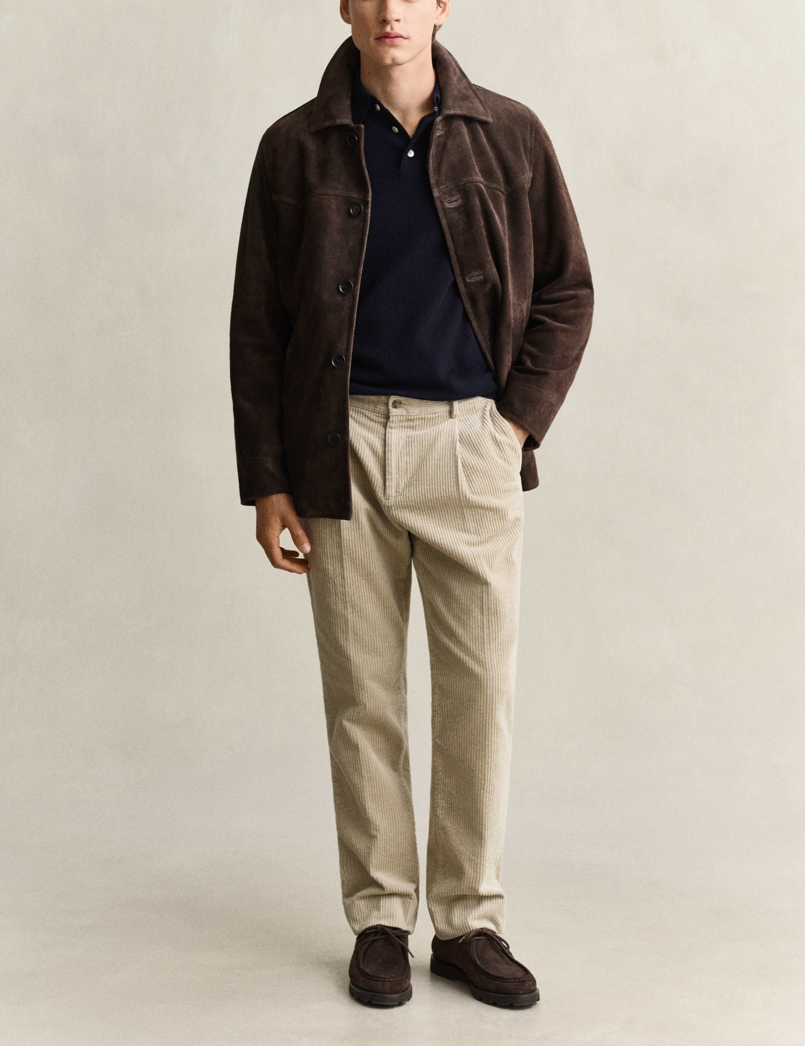 Superfine Lambswool Knitted Polo Shirt 3 of 5