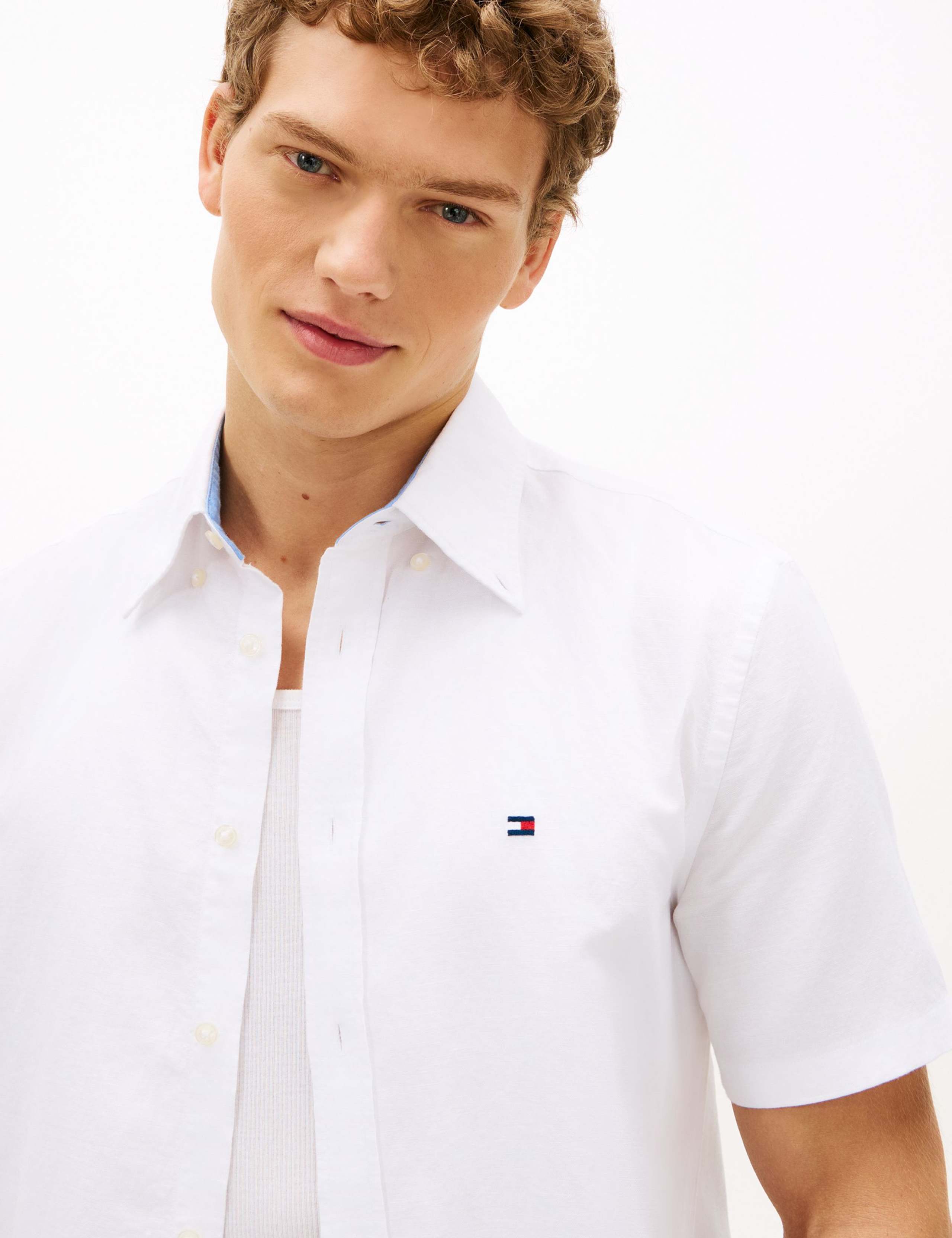 Regular Fit Linen Blend Shirt 4 of 5