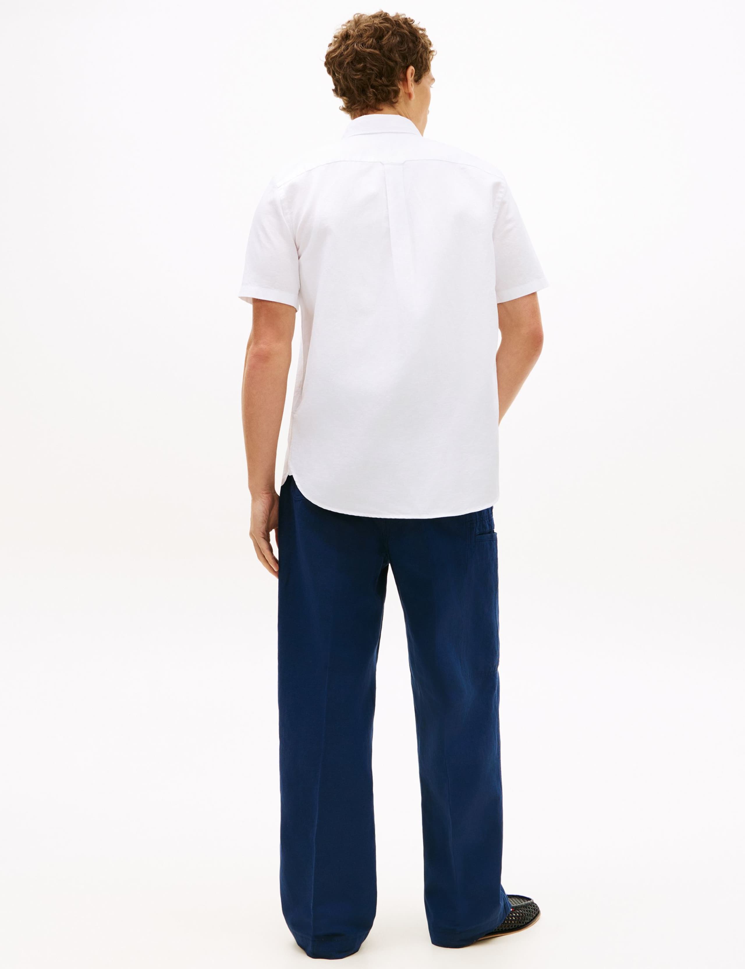 Regular Fit Linen Blend Shirt 5 of 5