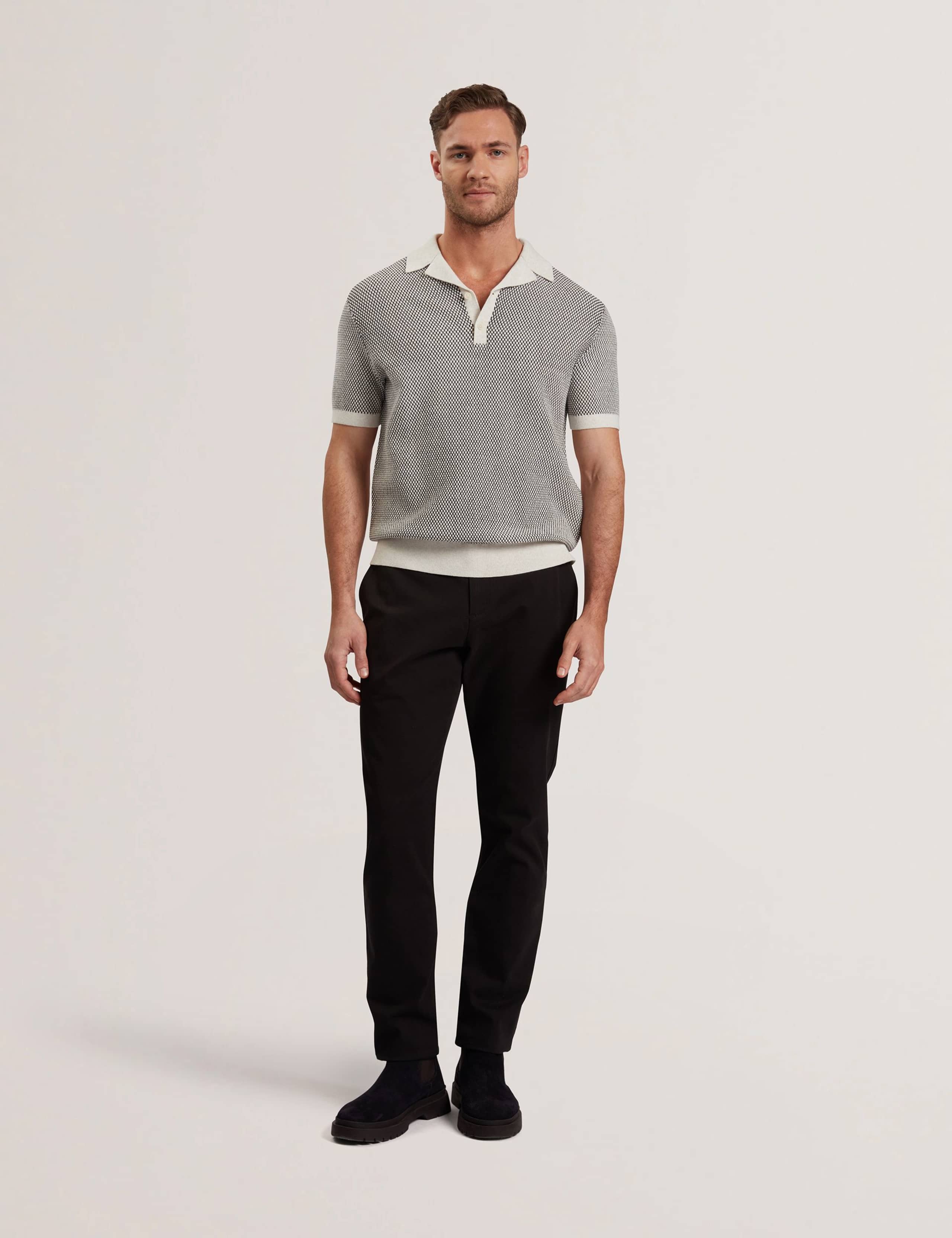 Pure Cotton Knitted Polo Shirt 3 of 6