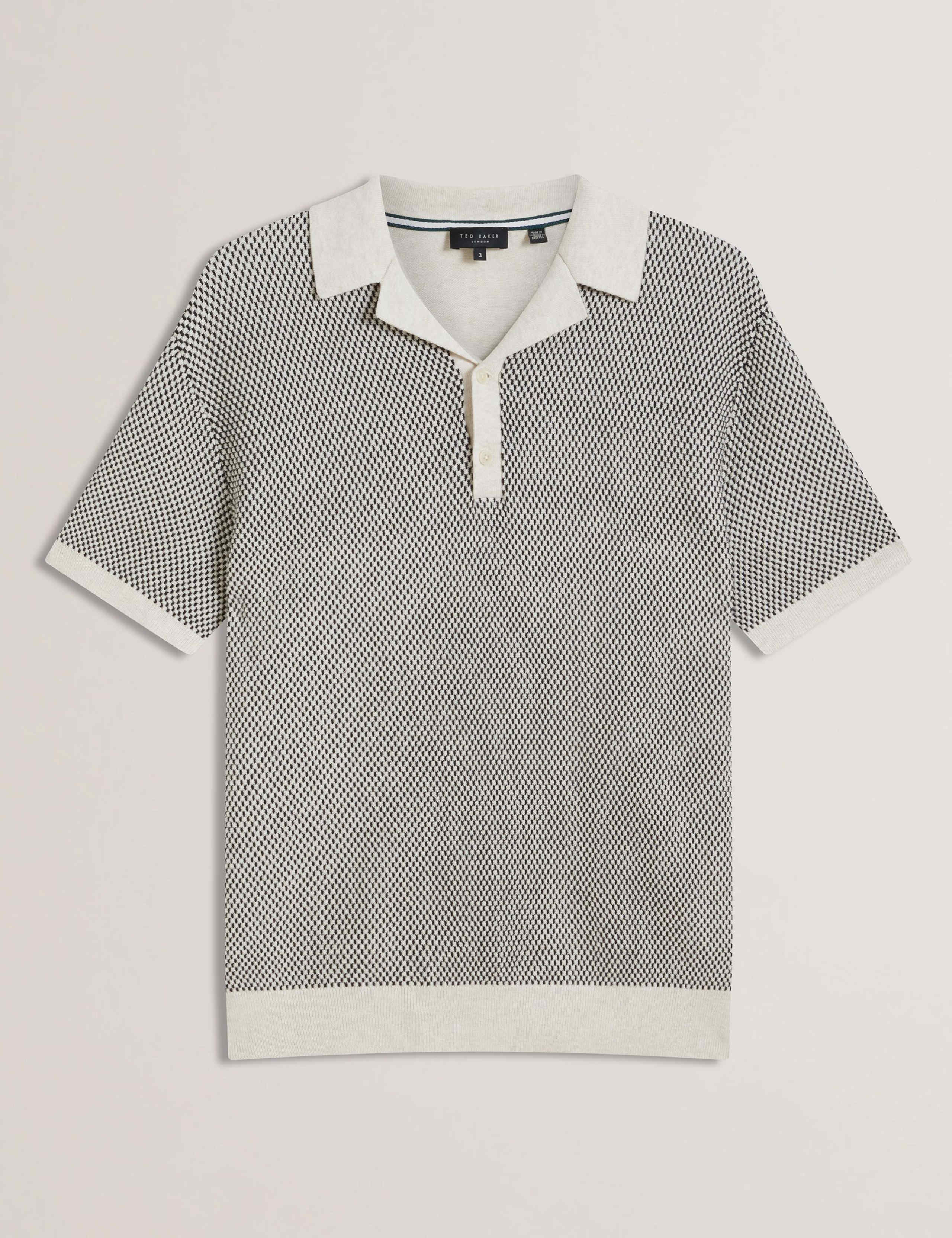 Pure Cotton Knitted Polo Shirt 2 of 6