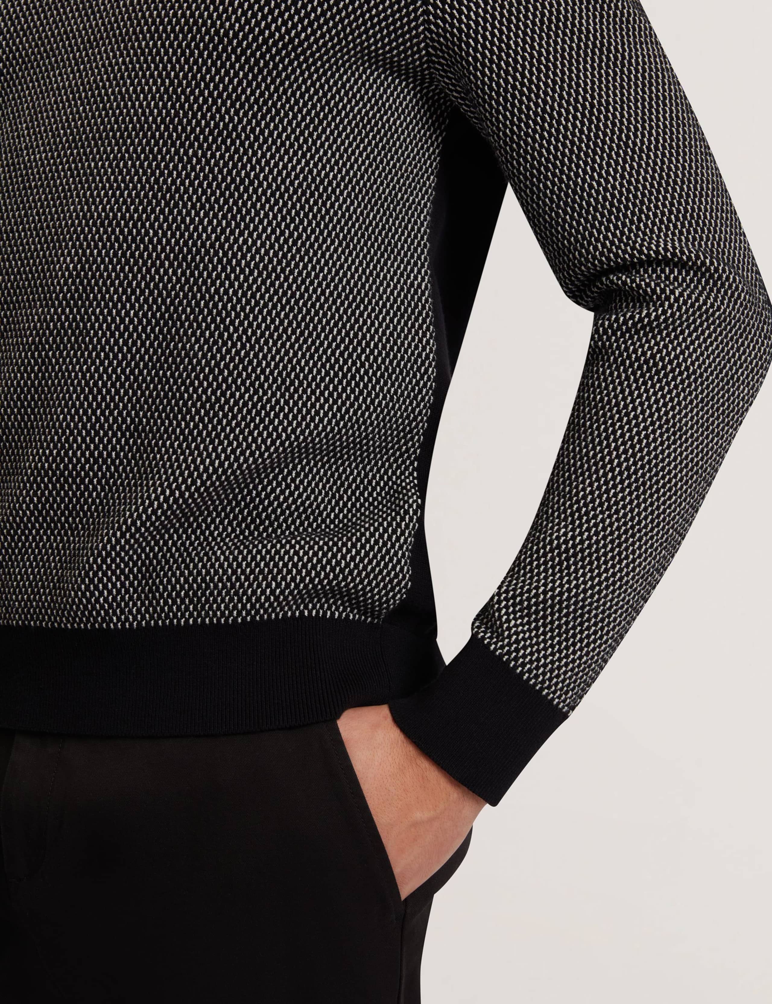 Pure Cotton Textured Polo Shirt 5 of 6
