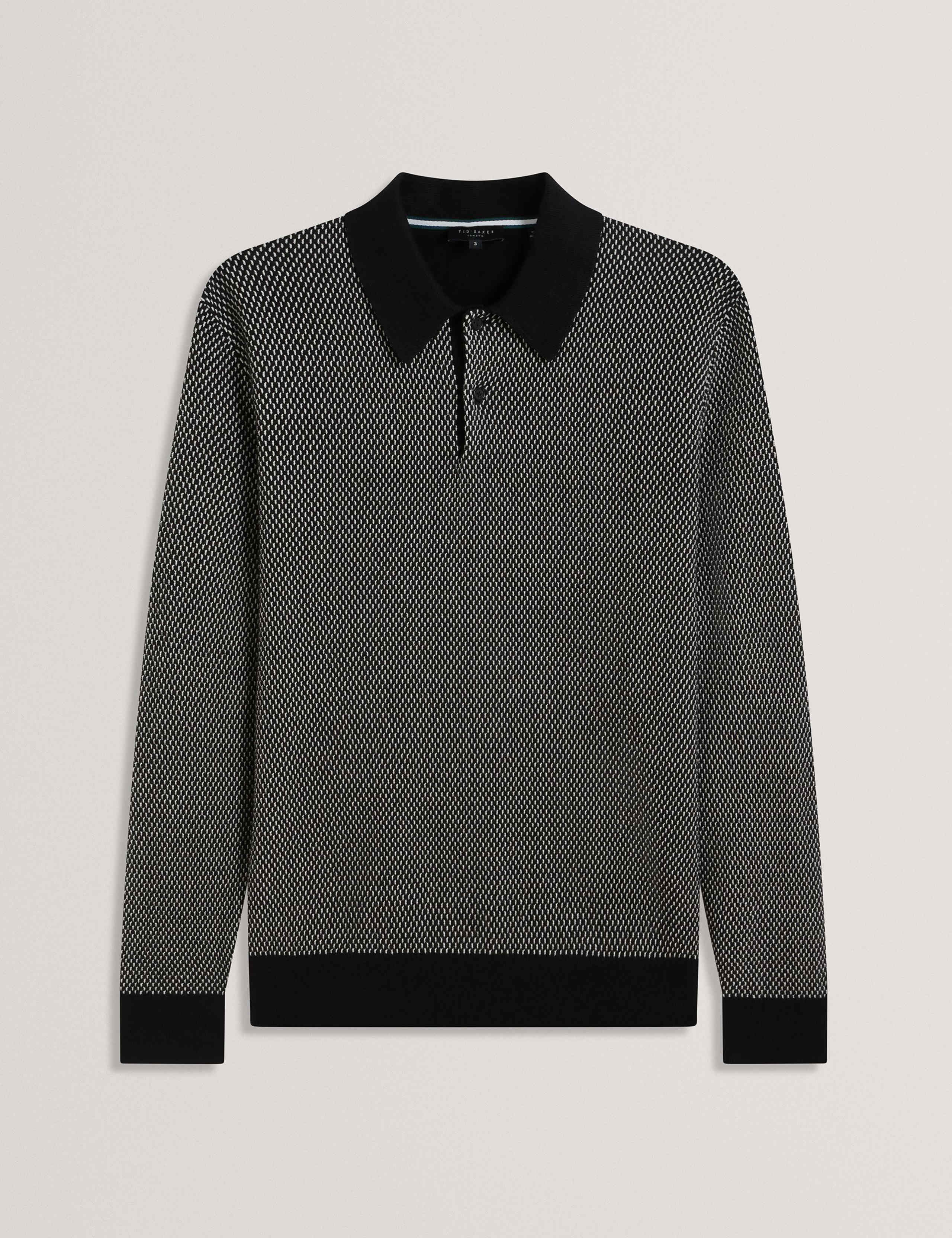 Pure Cotton Textured Polo Shirt 2 of 6