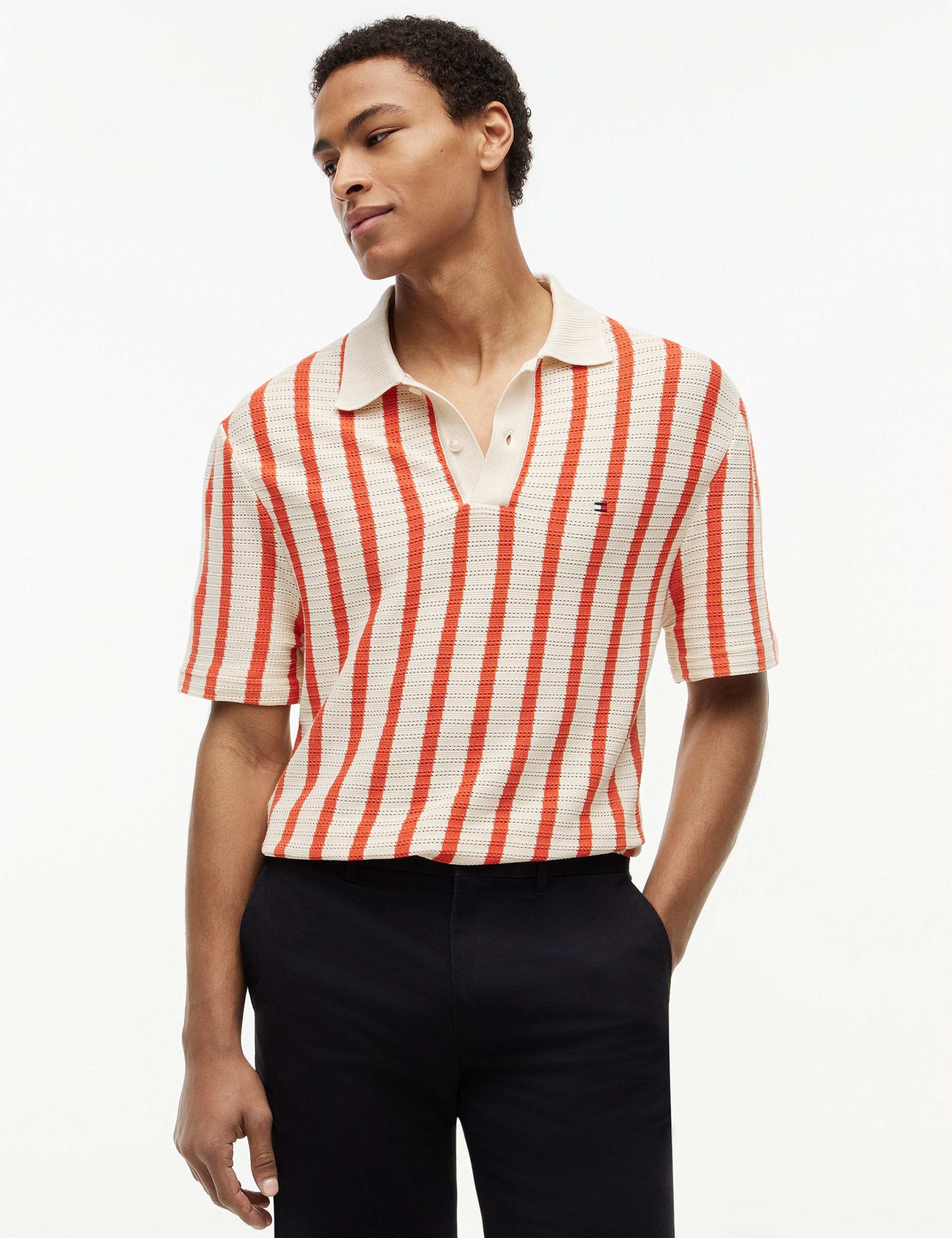 Pure Cotton Knitted Polo Shirt 1 of 4