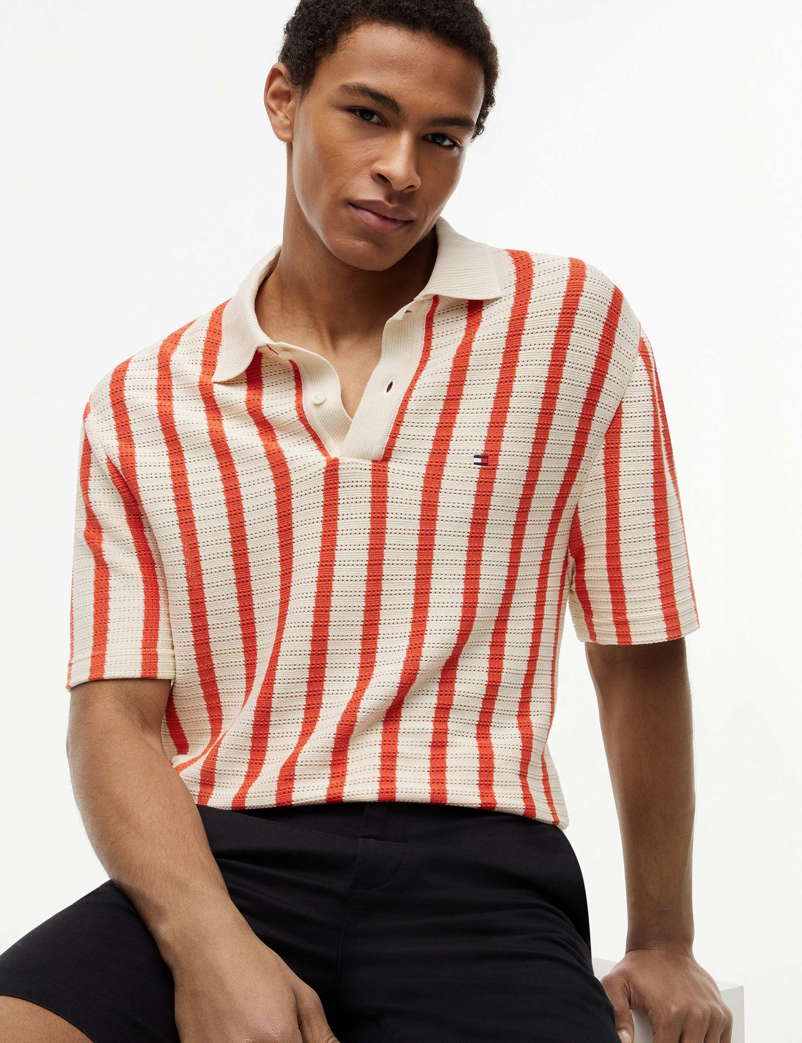 Pure Cotton Knitted Polo Shirt 2 of 4