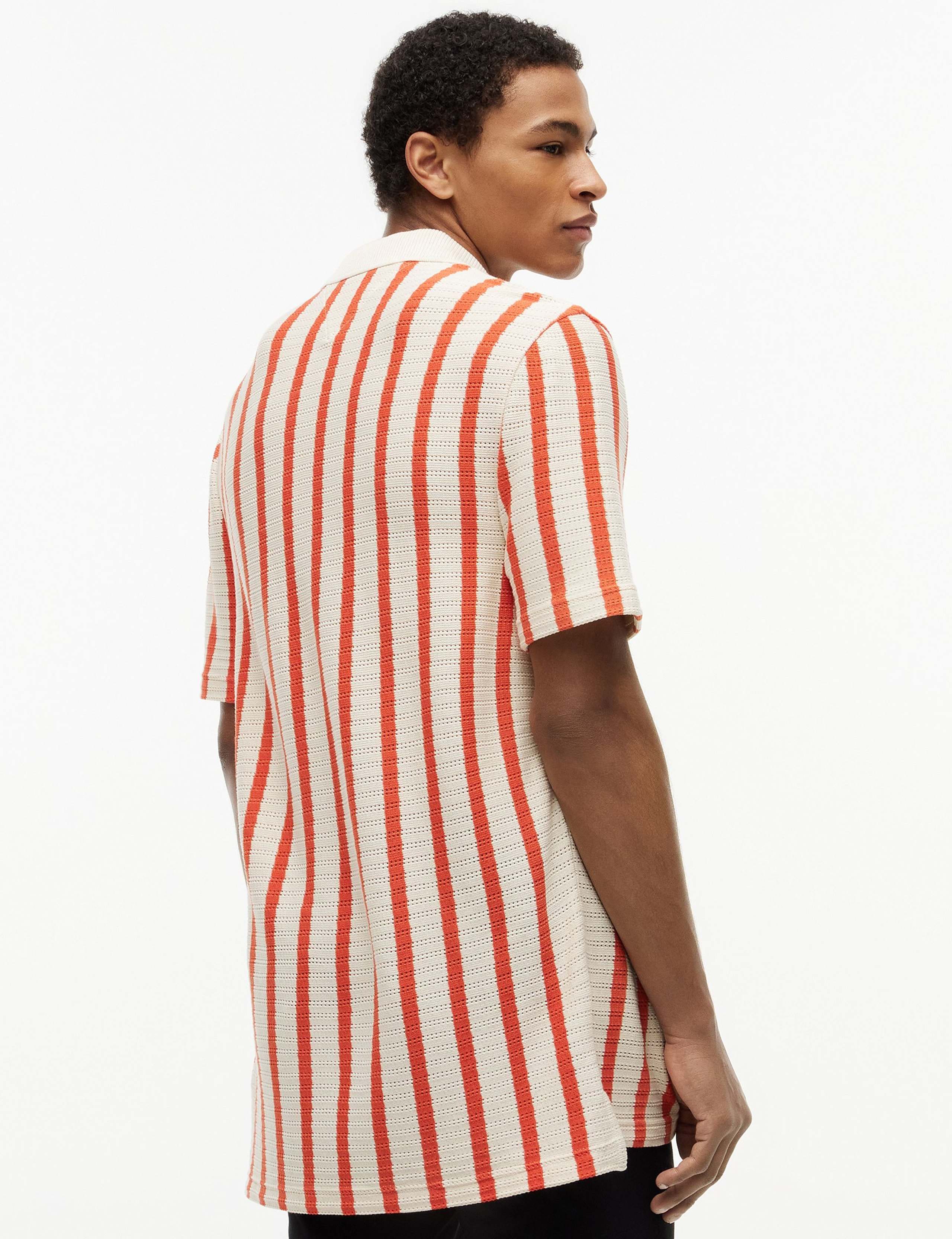 Pure Cotton Knitted Polo Shirt 3 of 4