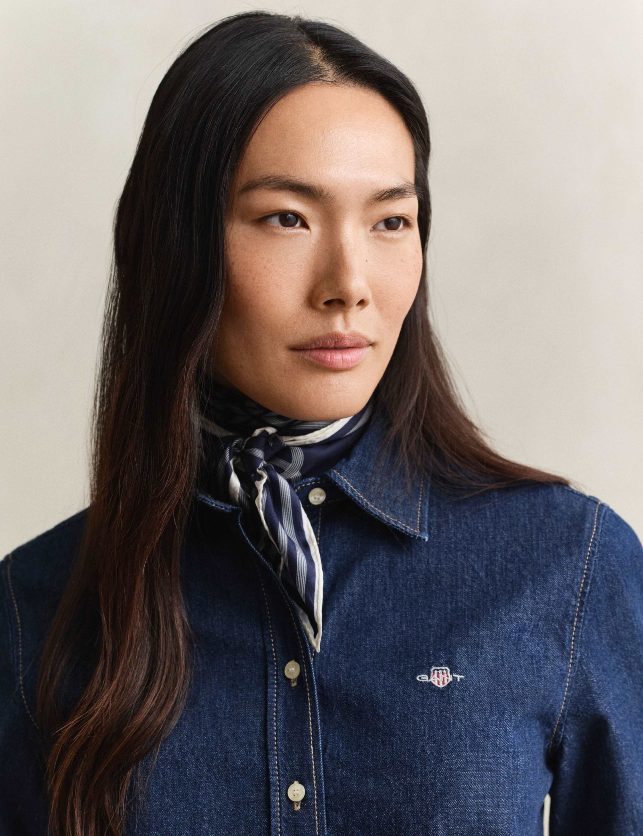Long Sleeve Pure Cotton Collared Shirt 4 of 7