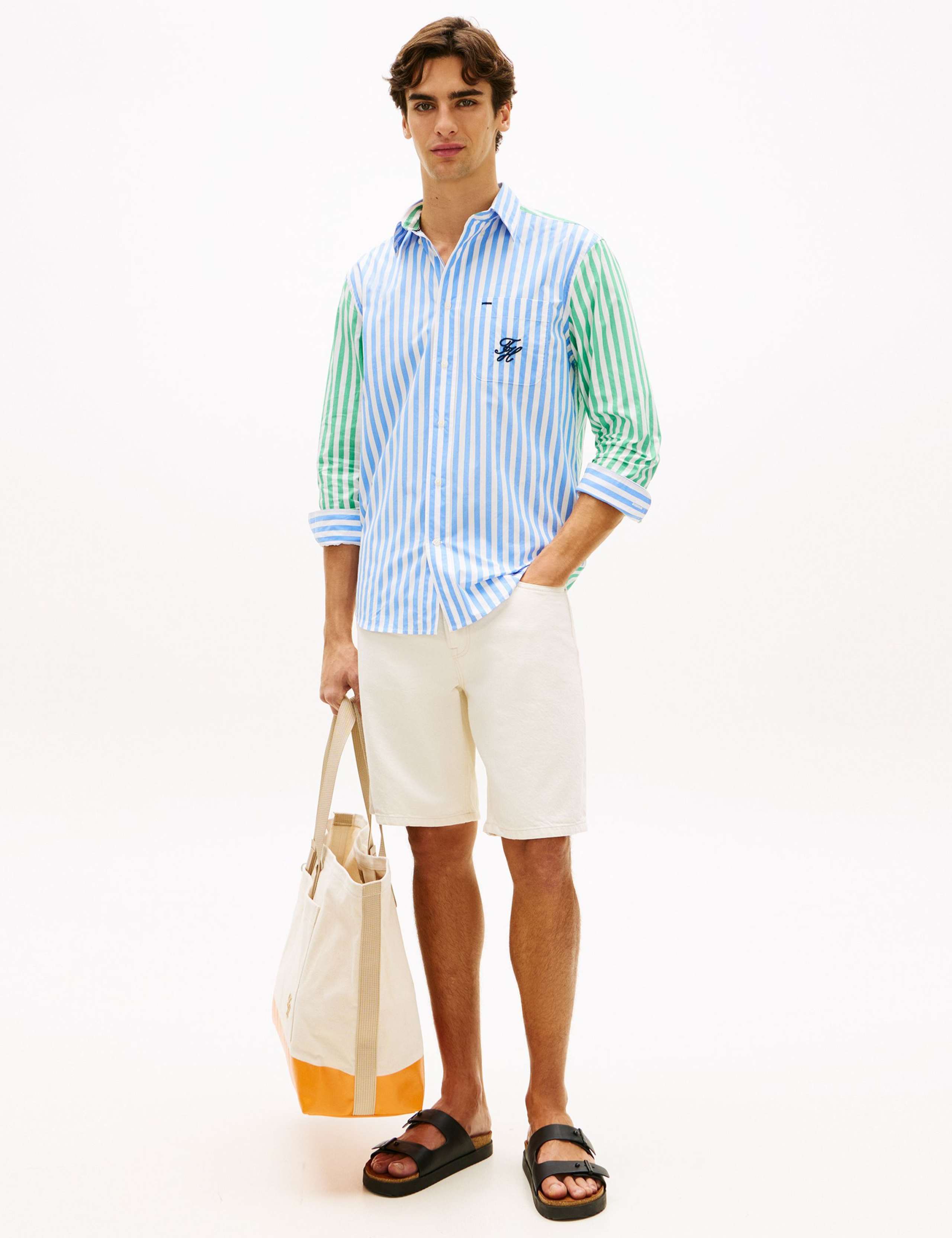 Regular Fit Pure Cotton Striped Shirt 3 of 5